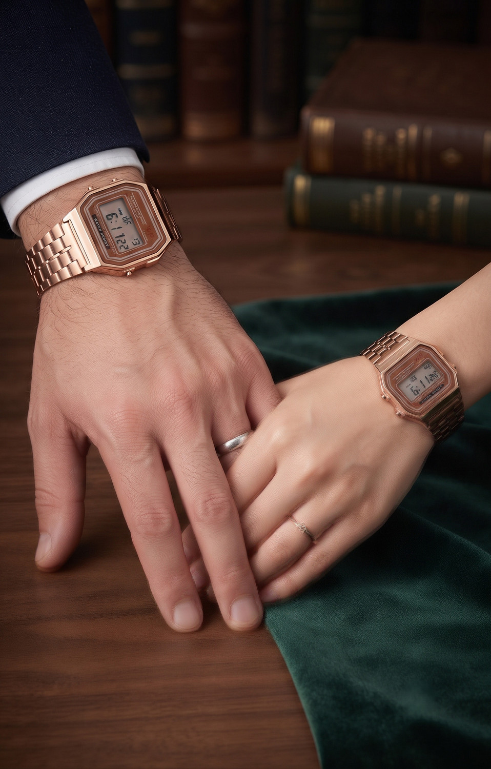 Image of Shipza Shipza Casio rose gold Shipza Casio Digital Watch - For Men & Women