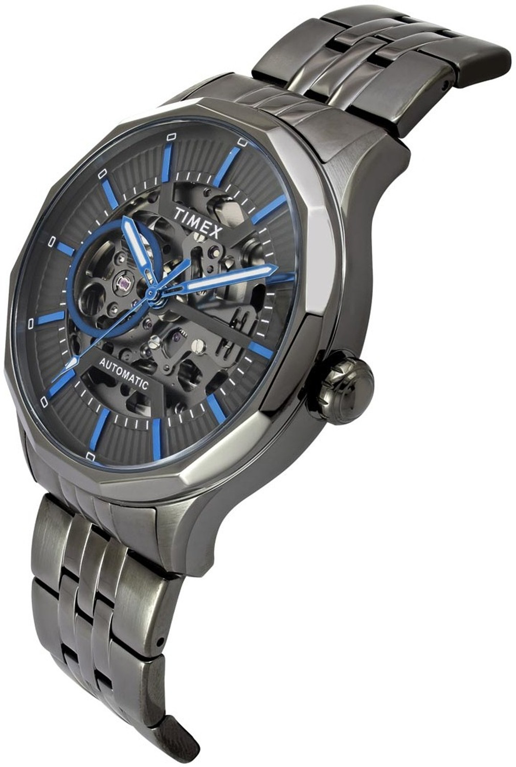 Image of TIMEX TWEG27601 Signio Round 44mm Grey Dial Analog Watch - For Men