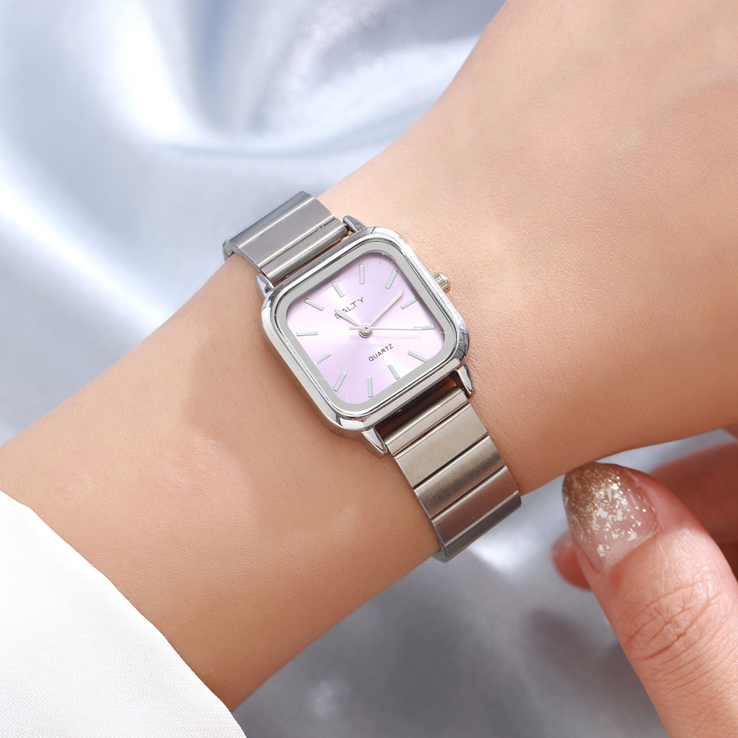 Image of Salty New Violet Haze Dial Sleek Watch Analog Watch - For Women