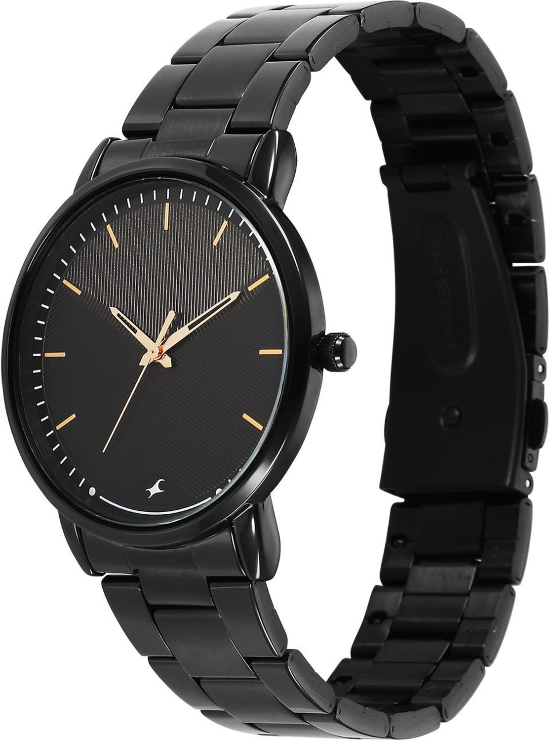 Image of Fastrack Stunners X Stunners X Quartz Black Dial Black Stainless steel Strap Analog Watch - For Men