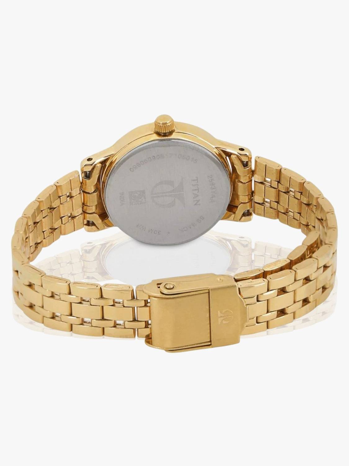 Titan Karishma Champagne Dial Golden Watch - Image 5