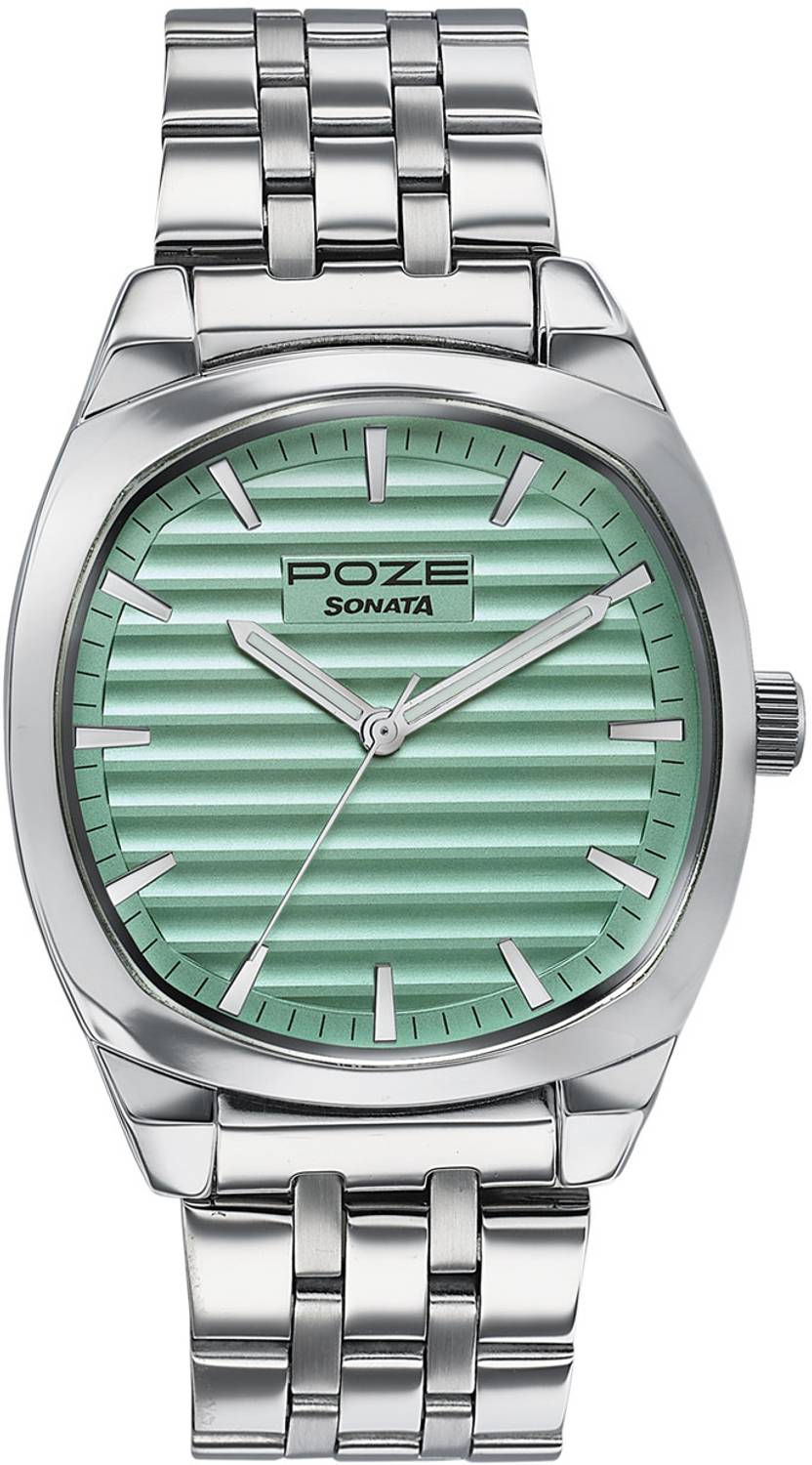 Sonata Poze 7 Green Dial Men's Watch - Image 2