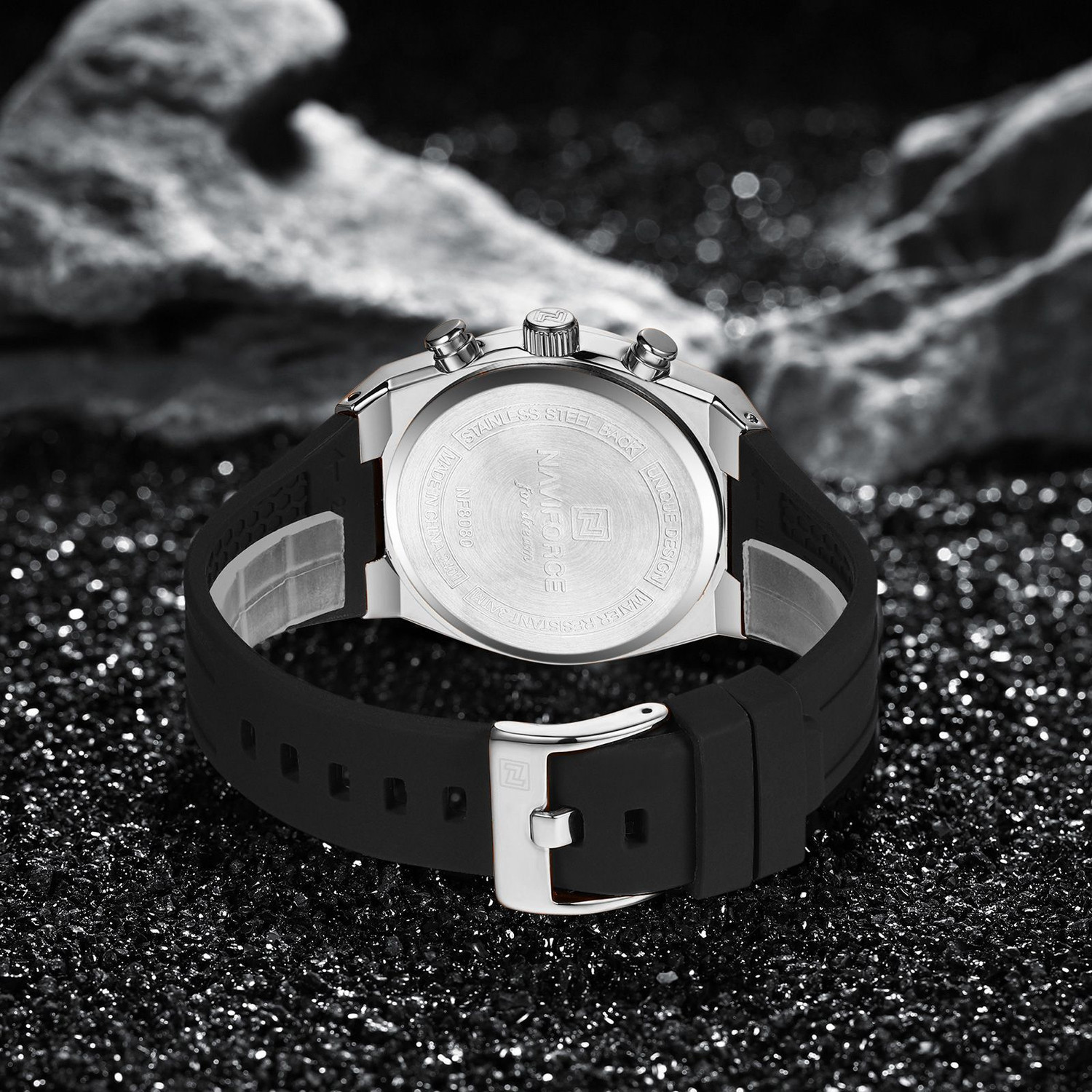 Image of NAVIFORCE Analog Watch - For Men NF8080 SWB