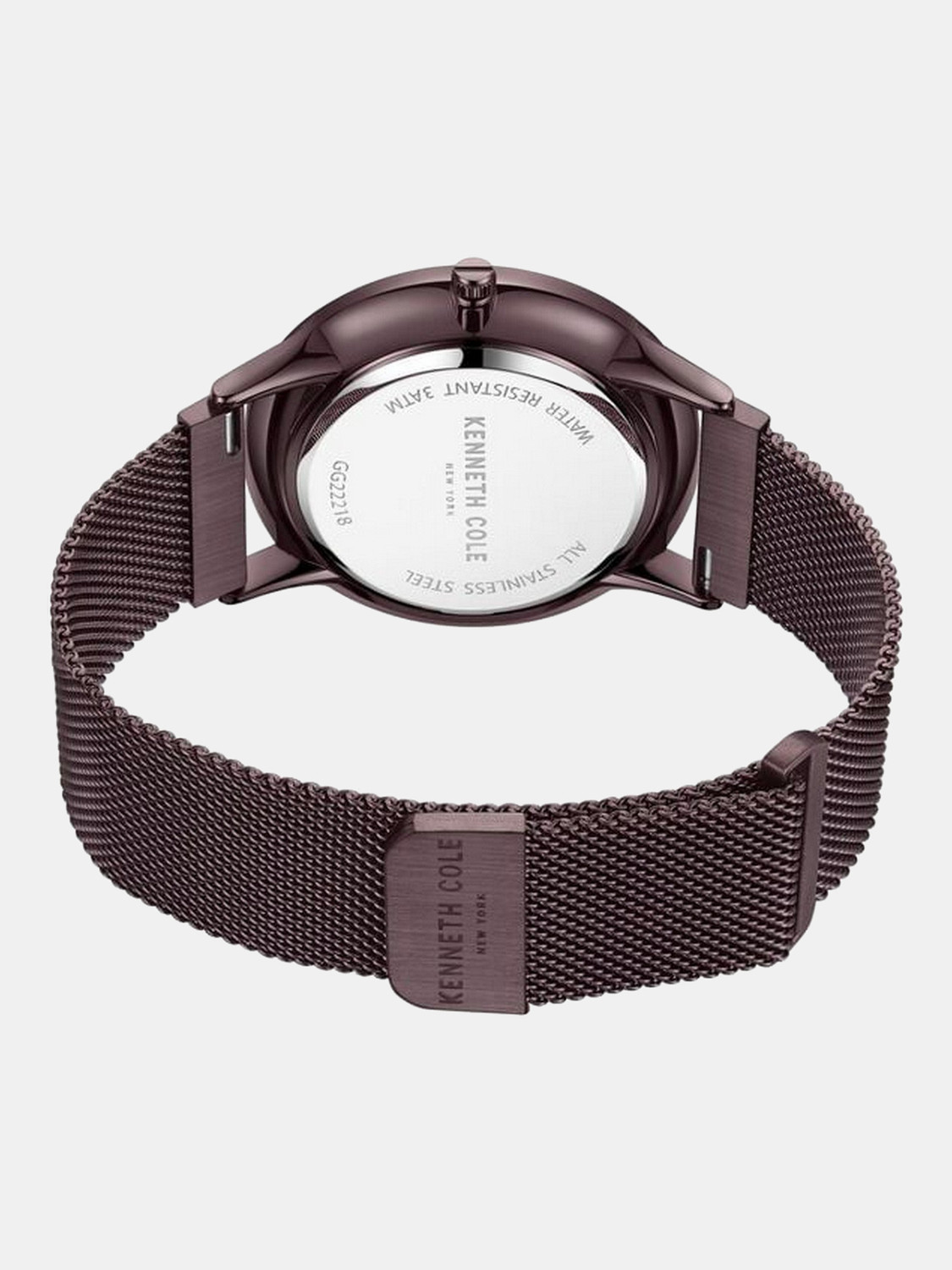 Image of Kenneth Cole Modern Classic Kenneth Cole Brown Dial Brown Stainless Steel Strap Analog Watch - For Men