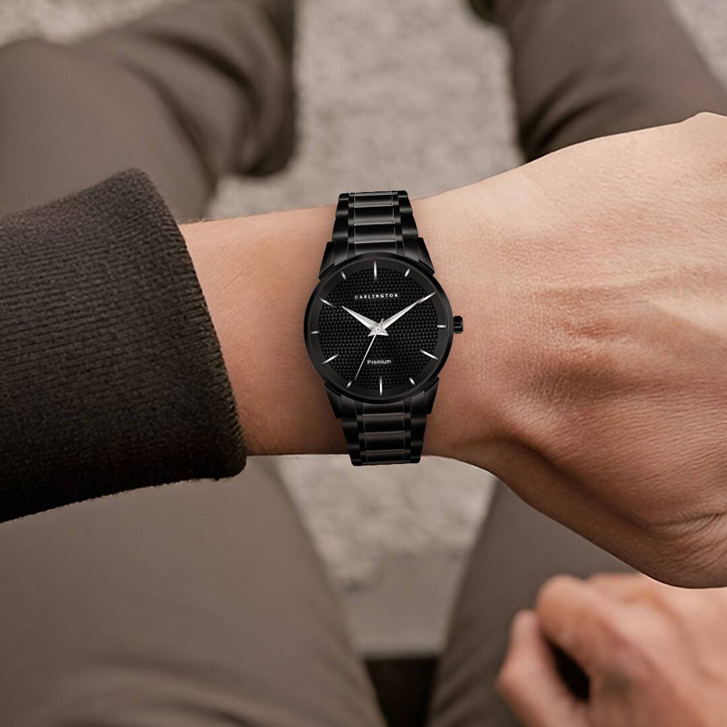 Carlington Premium Stainless Steel Watch - Men - Image 5