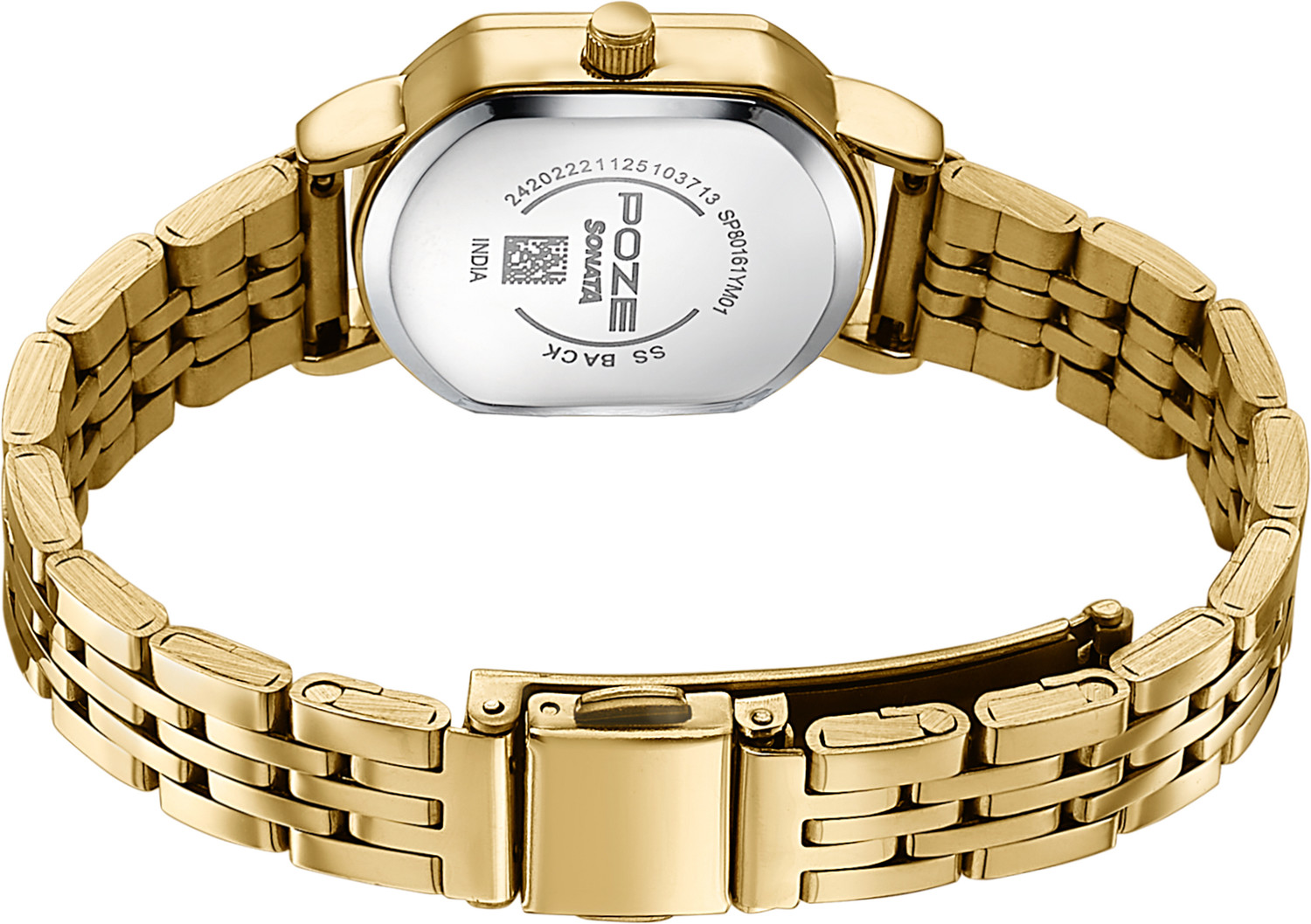 Image of SONATA Poze 8 Sonata Poze 8 Quartz MOP-White Dial IPG Stainless Steel Strap Analog Watch - For Women