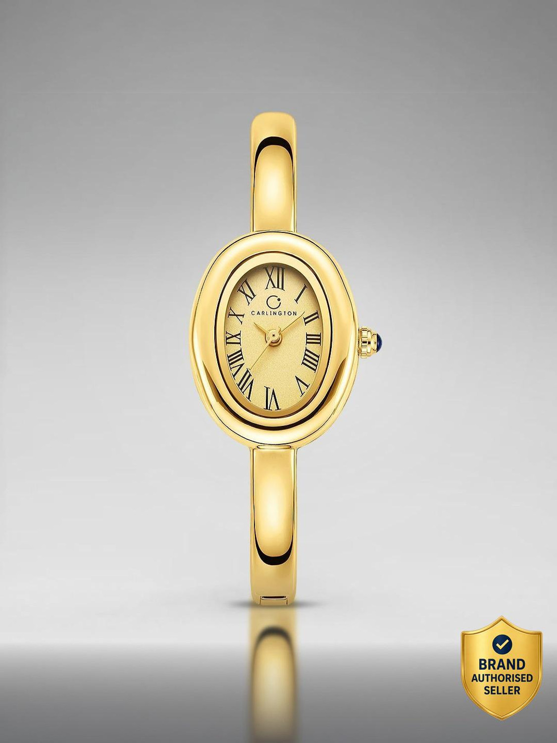Image of Carlington CT 122 Golden Carlington Diva Series Premium Ladies Wrist Watches Analog Watch - For Women