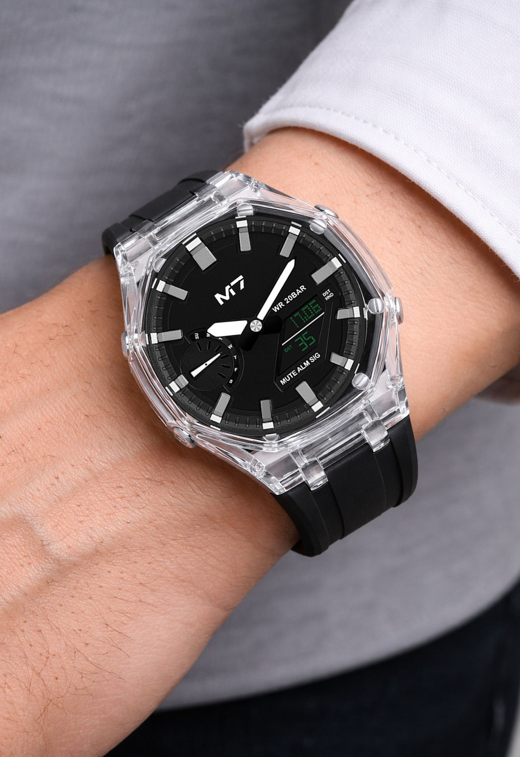 Image of METRONAUT MNT 2558 MNT-Adventure-Expedition-Series Analog-Digital Watch - For Men