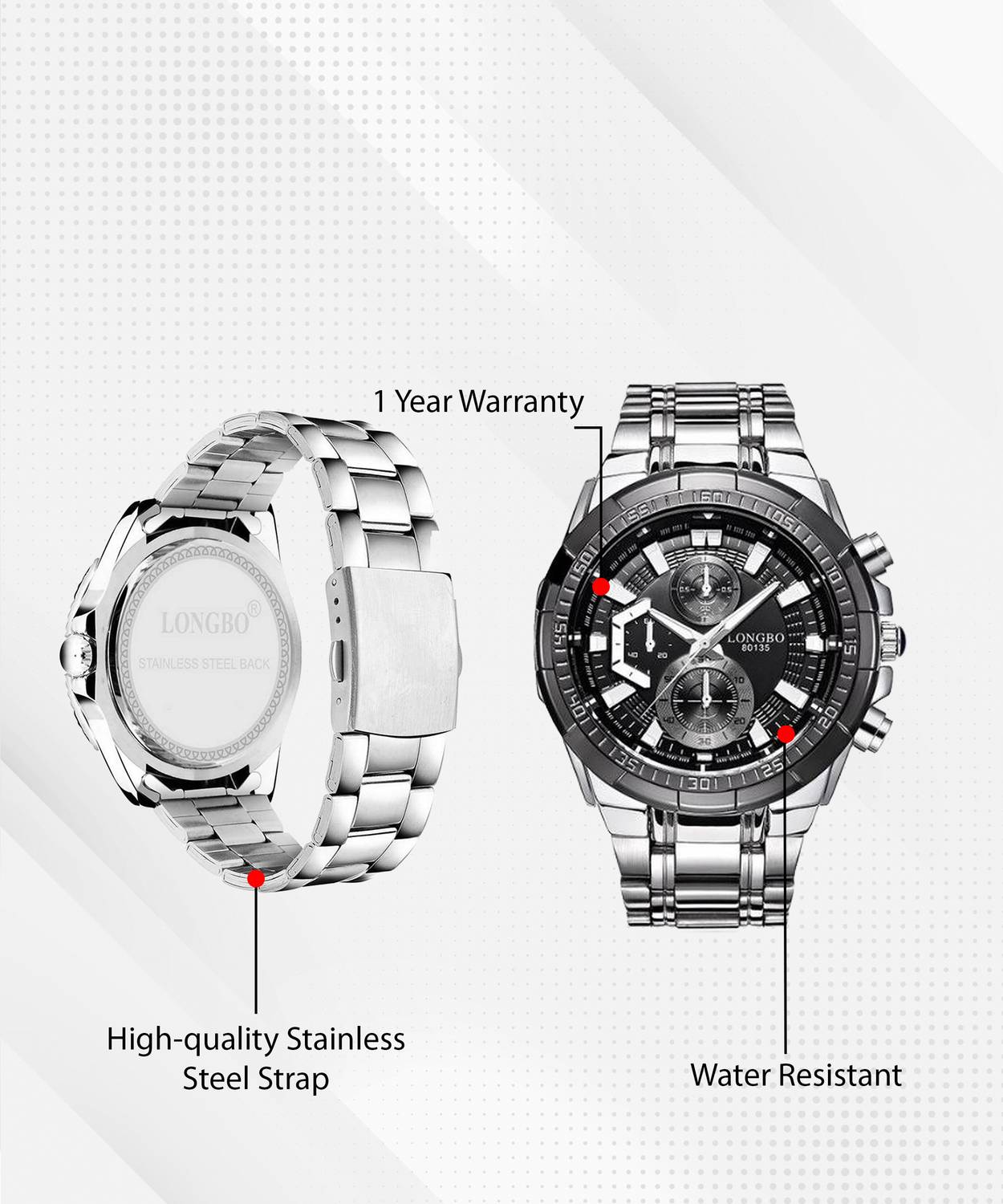 Longbo Analog Watch for Men - Image 2