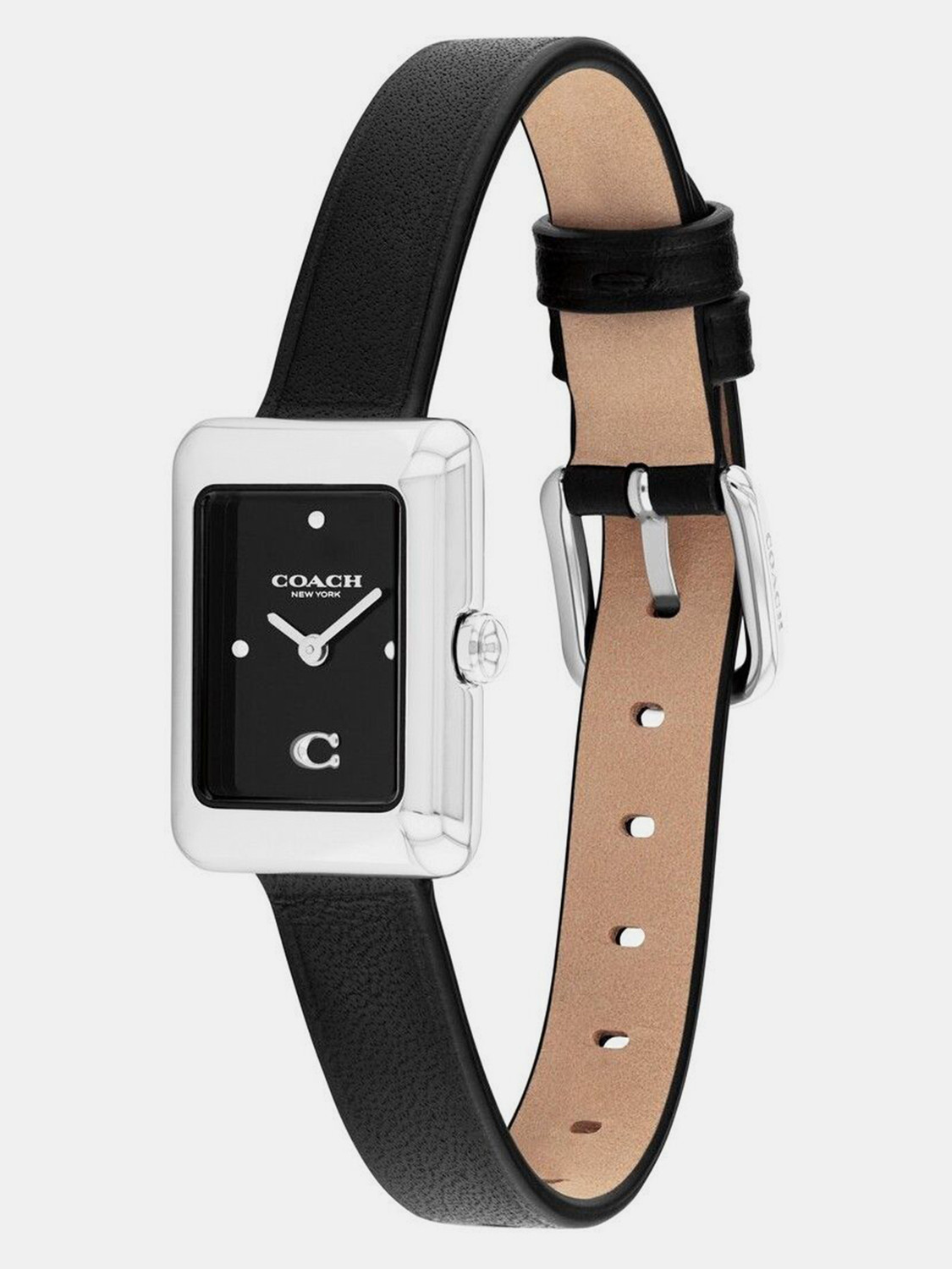 Image of COACH MARA Coach Mara Qtz Basic Mini Black Rectangle Dial Women's Watch - 14504583 Analog Watch - For Women