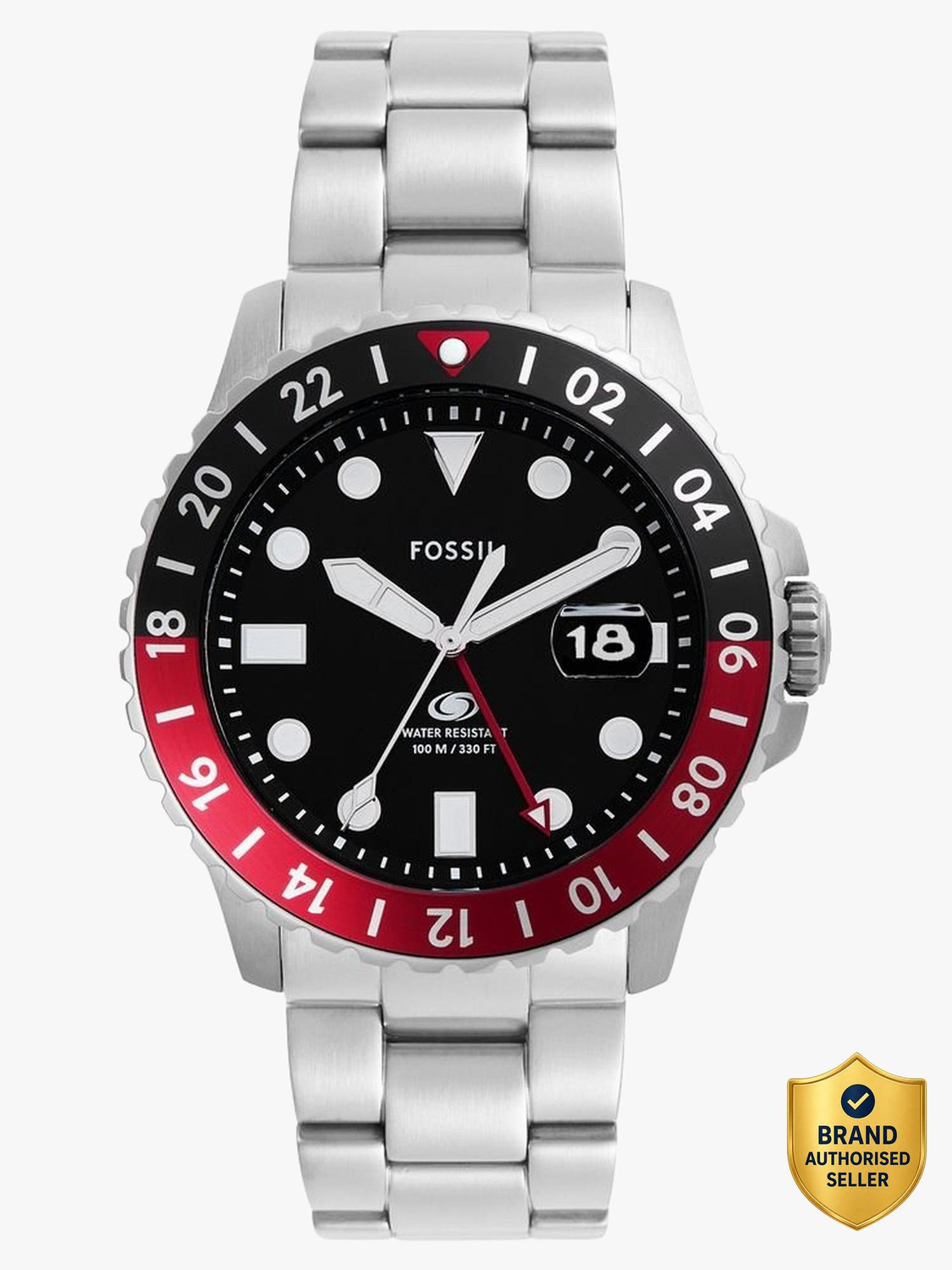 Image of FOSSIL Fossil Blue Gmt Fossil Blue Gmt Analog Watch - For Men