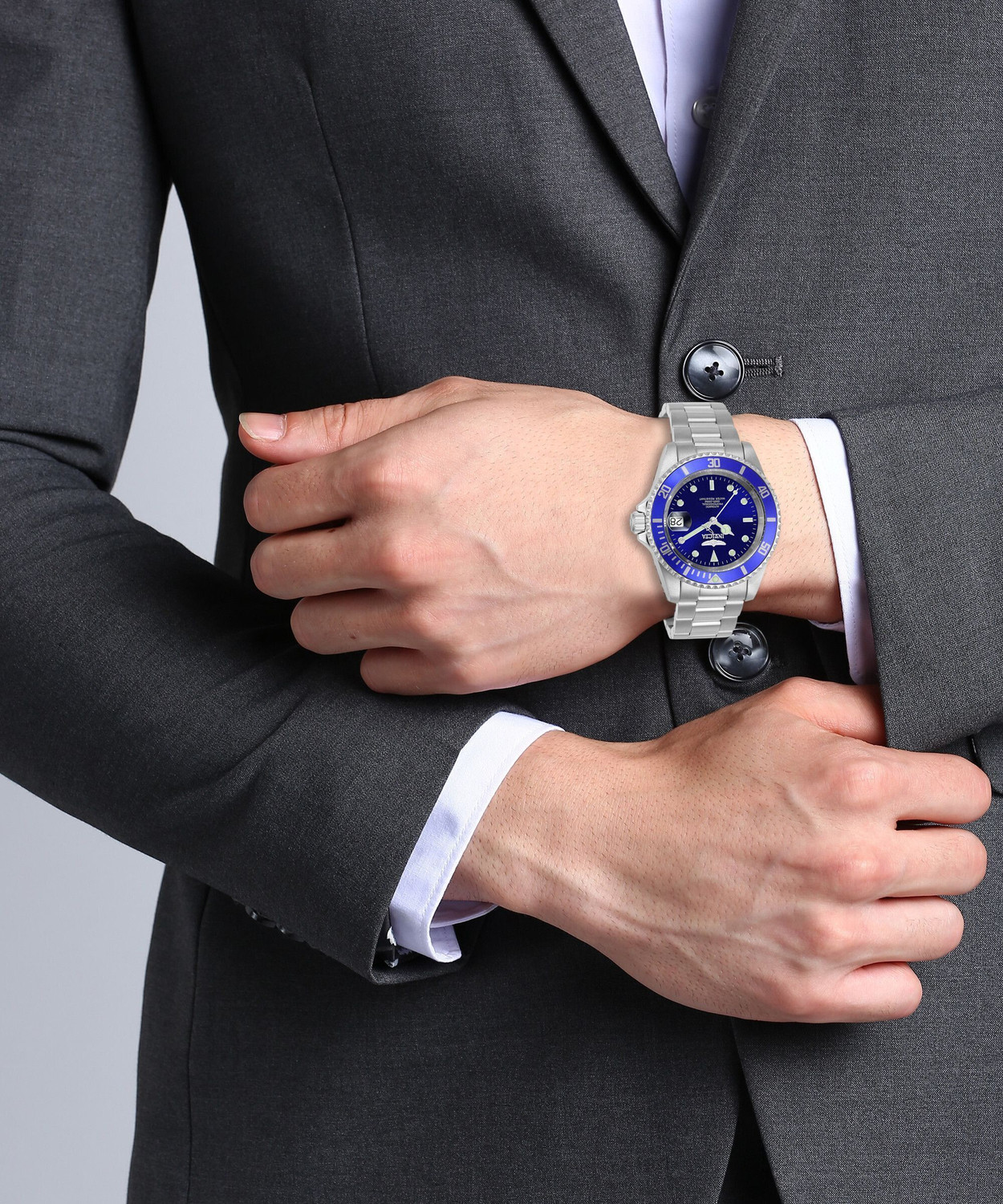 Image of INVICTA 9094OB Pro Diver Automatic Blue Dial Analog Watch - For Men
