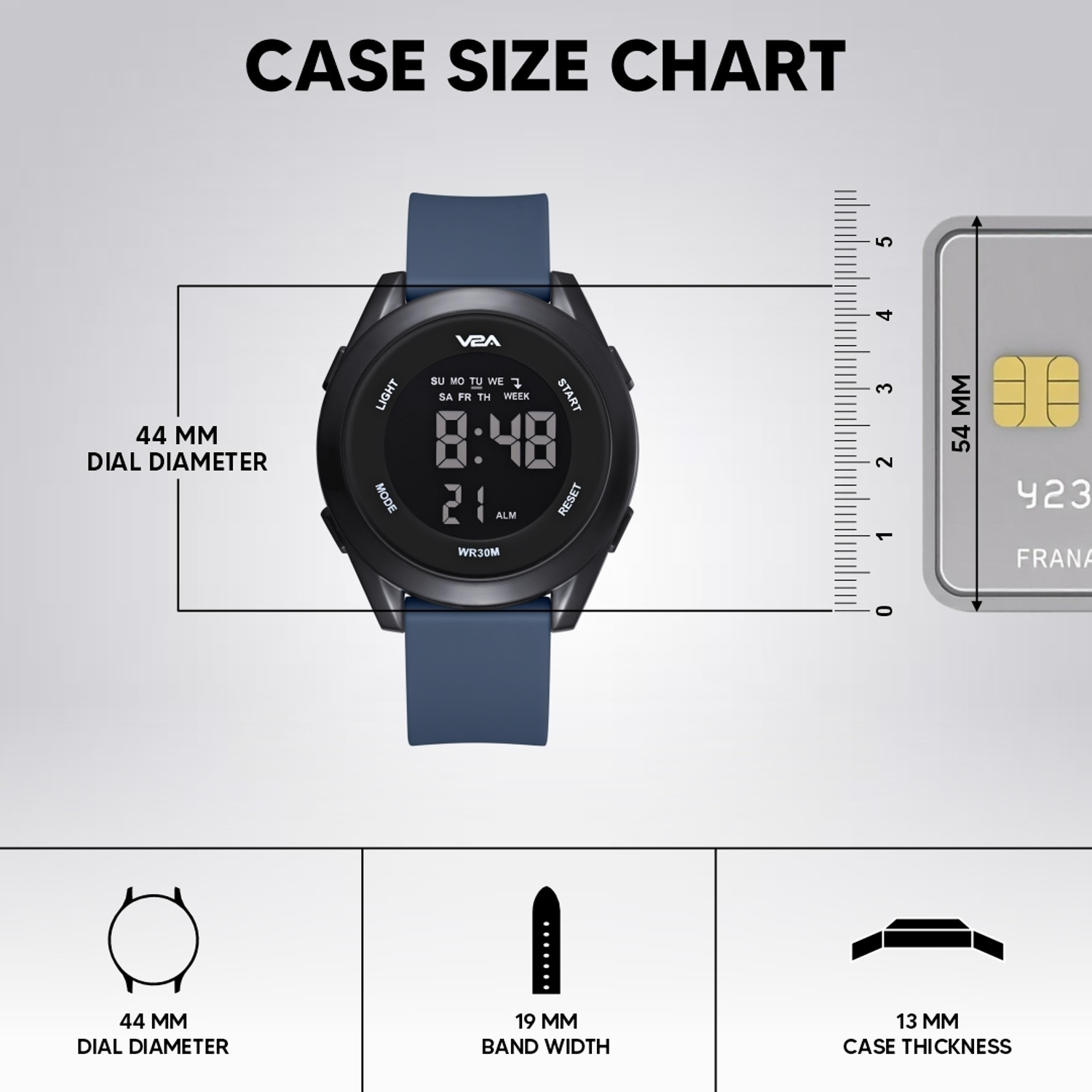 Image of V2A V2A Pulse 25102 Digital Watch for Boys, Teens & Men | Easy-Read Digital Display V2A Pulse 25102 Digital Watch for Boys, Teens & Men | Easy-Read Digital Display Digital Watch - For Boys