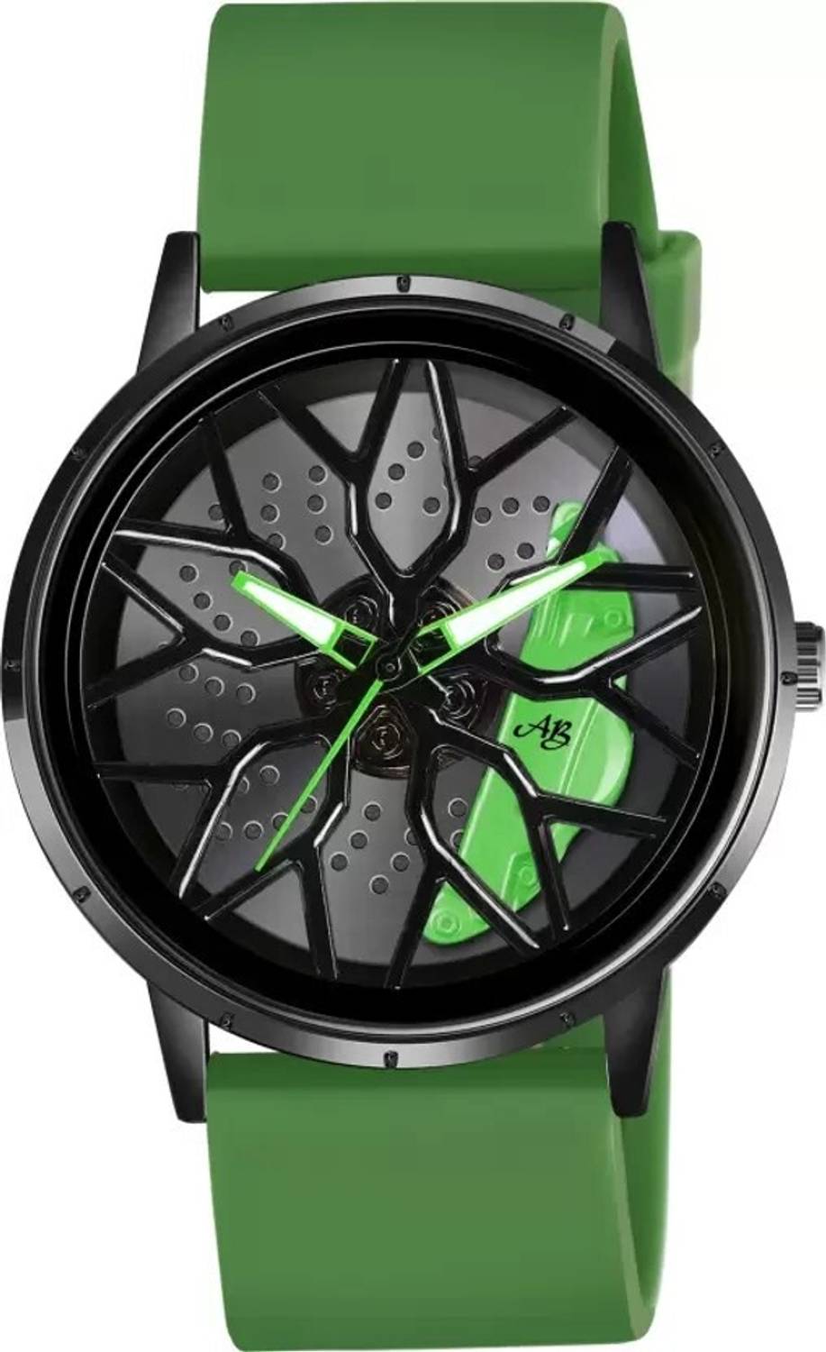 Glowme Gyro Wheel Car Analog Watch - Men - Image 1