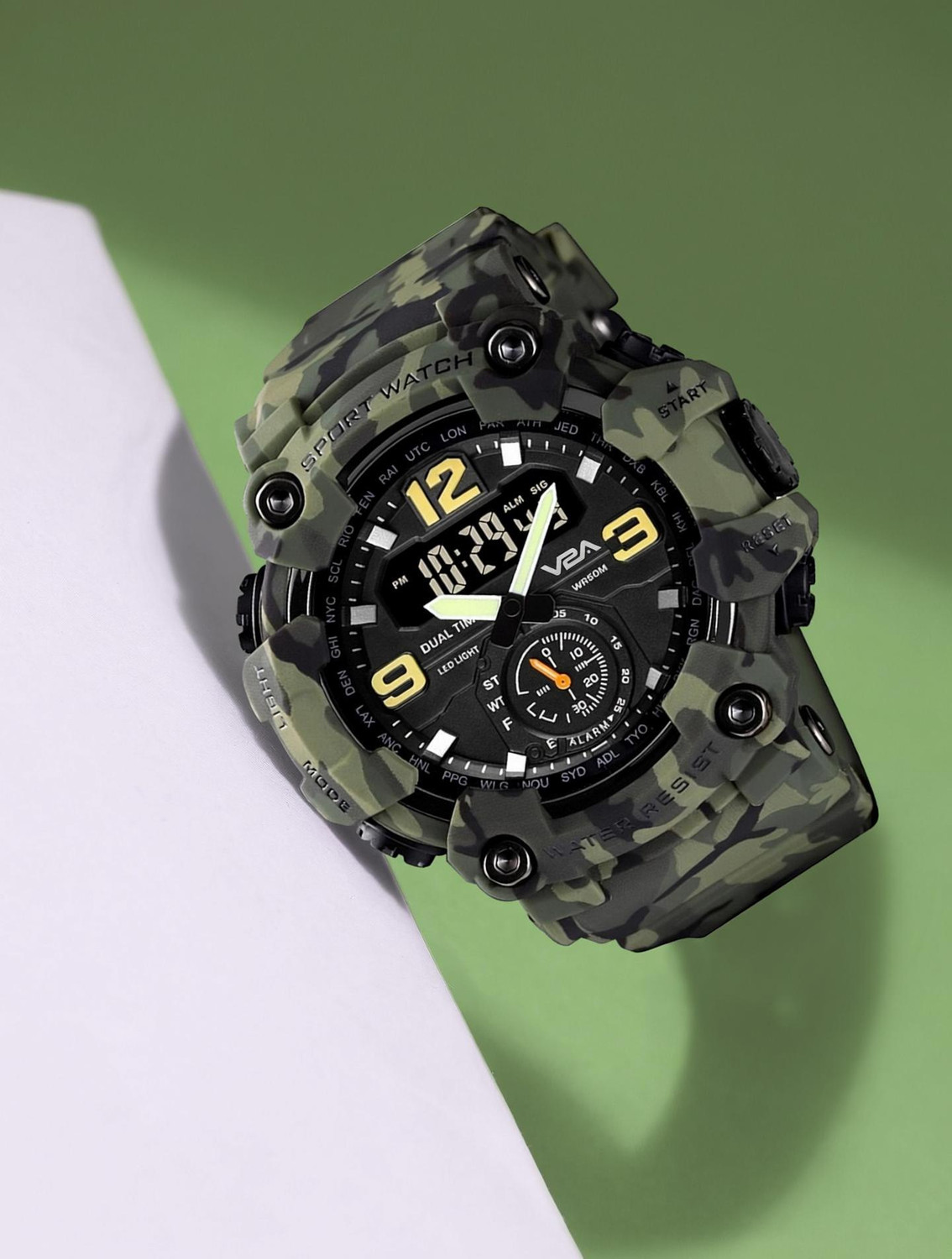 V2A Analog-Digital Watch  - For Men