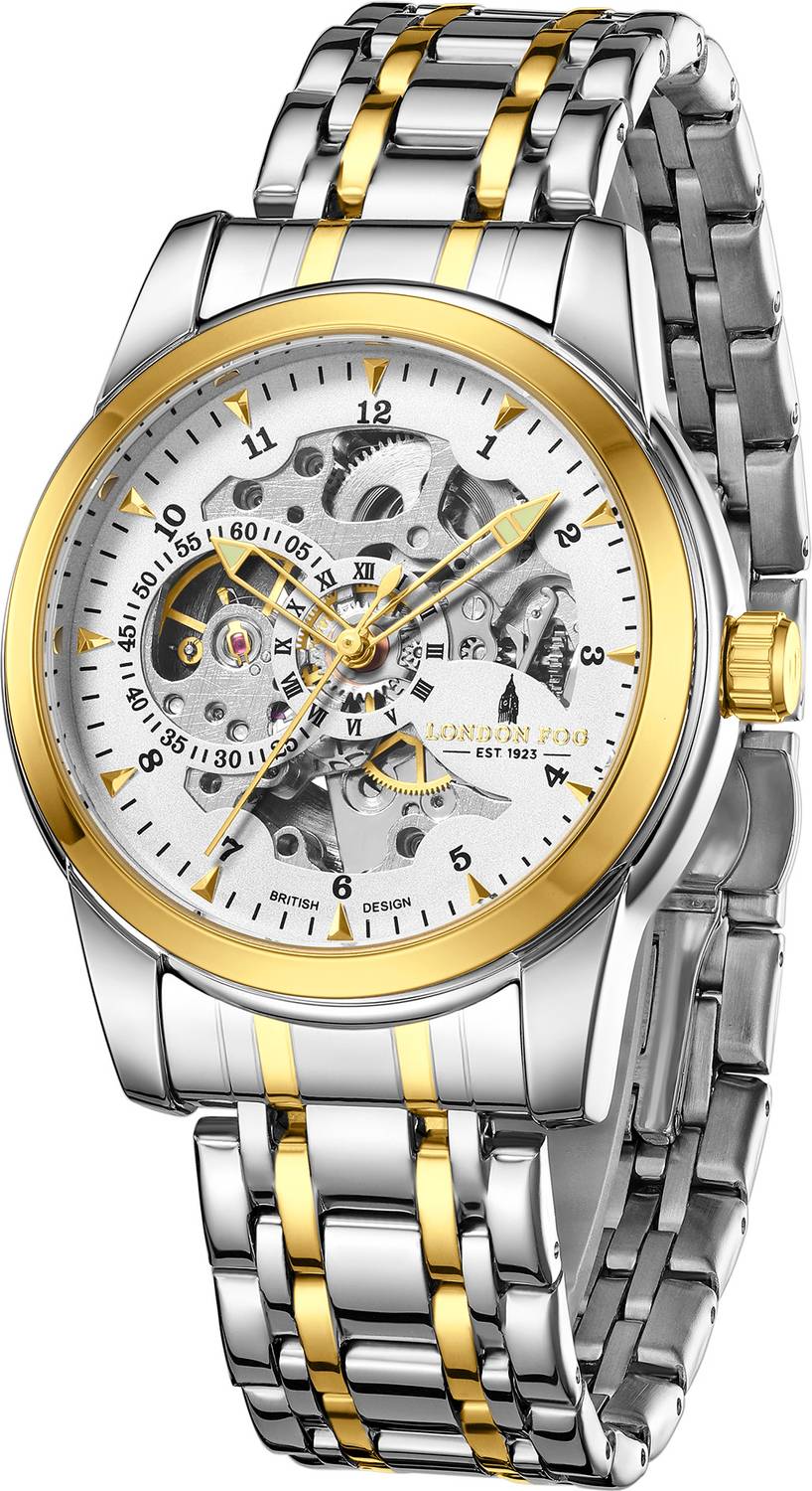London Fog Richmond Mechanical Skeleton Watch - Image 1