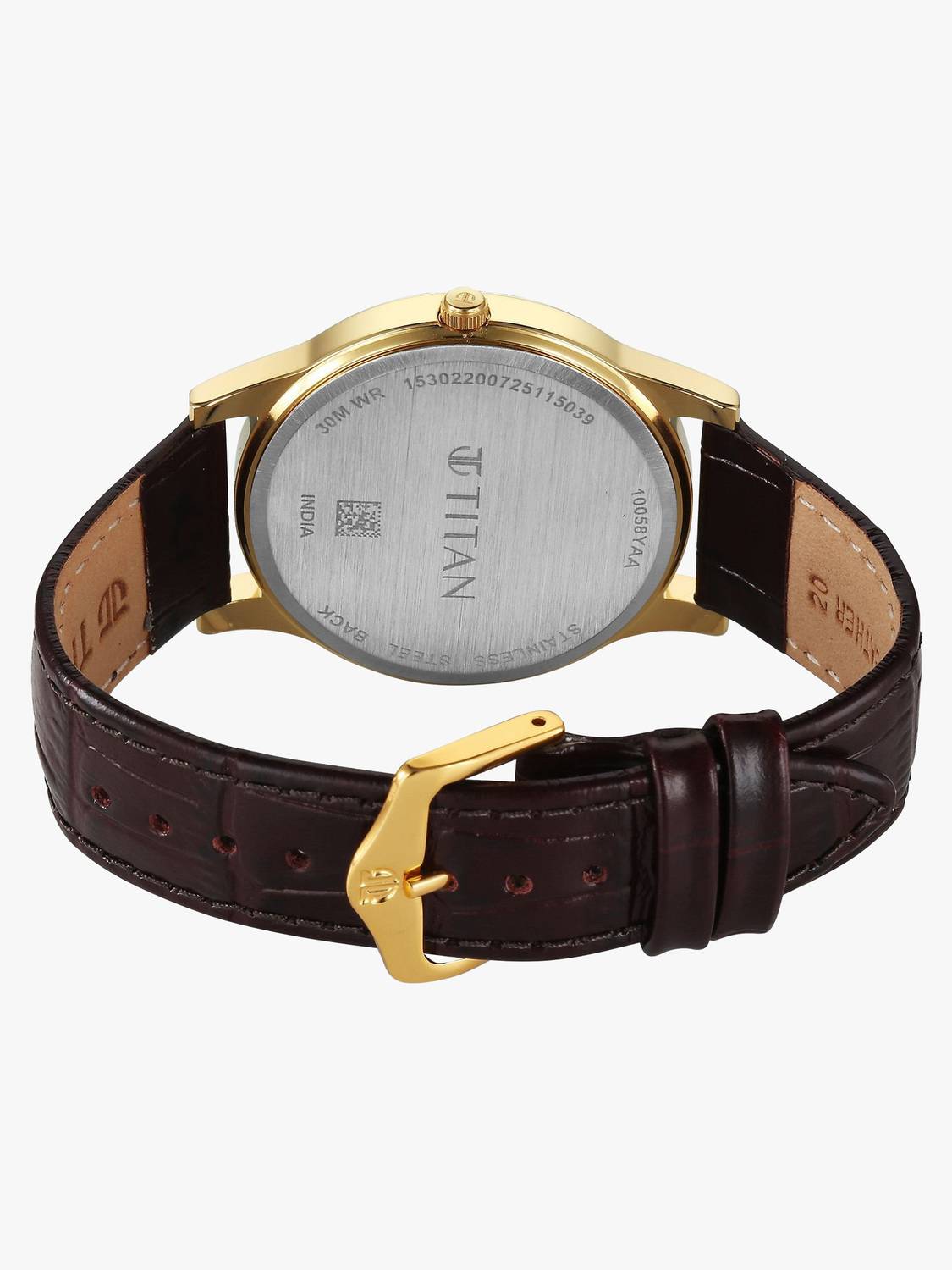 Titan Karishma Festive 3.0 Quartz Brown Round Dial Men's Watch - Image 5