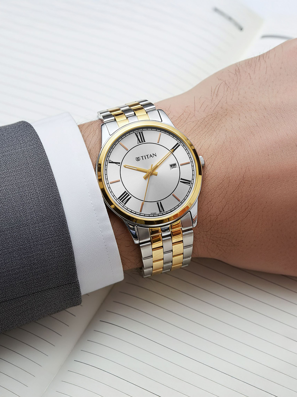 Image of Titan Karishma Festive 3.0 Titan Karishma Festive 3.0 Quartz Silver Round Dial Men's Watch / Analog Watch - For Men