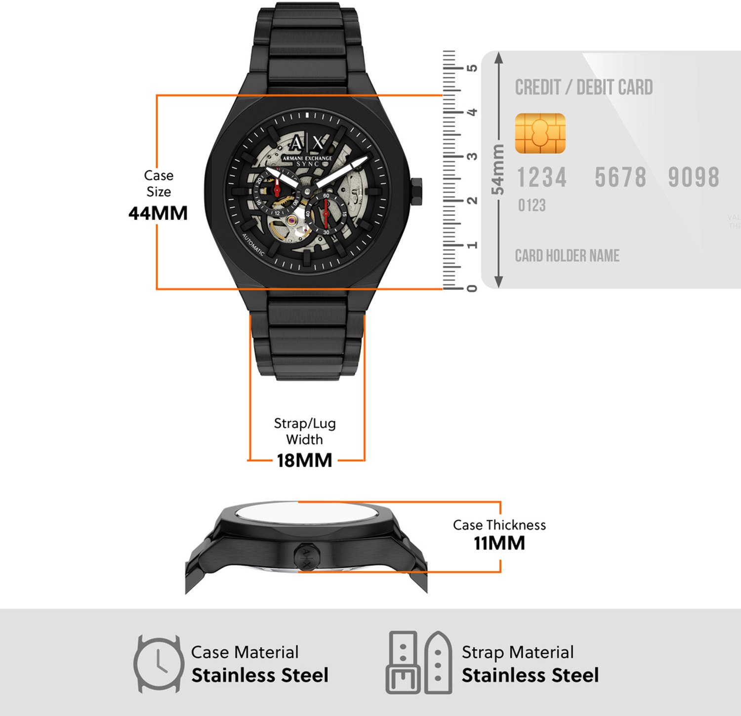 Image of A /X ARMANI EXCHANGE Analog Watch - For Men