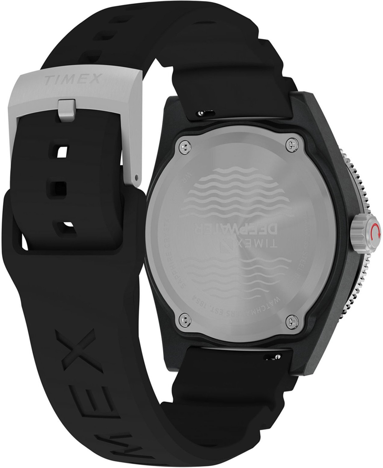 Image of TIMEX TW2Y02200UJ Waterburry Round 43mm Black Dial Analog Watch - For Men