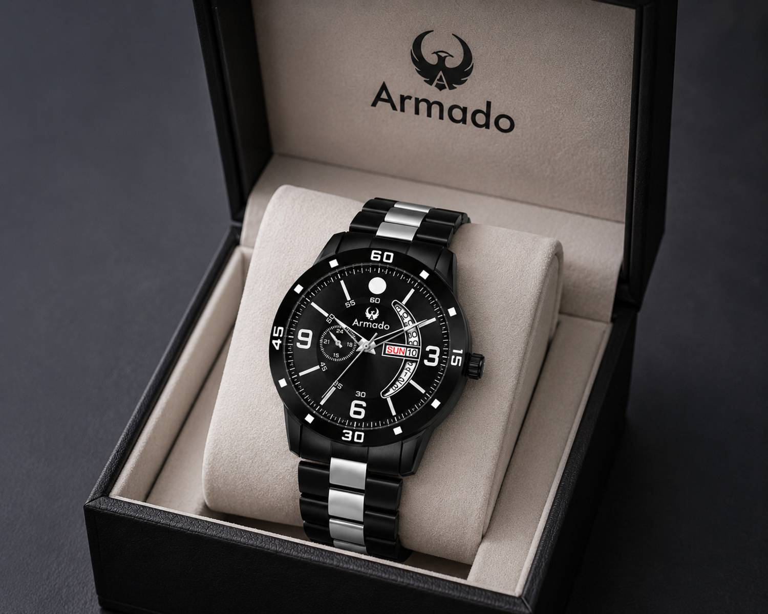 Armado AR-MH-21004 Black Analog Watch - Image 1
