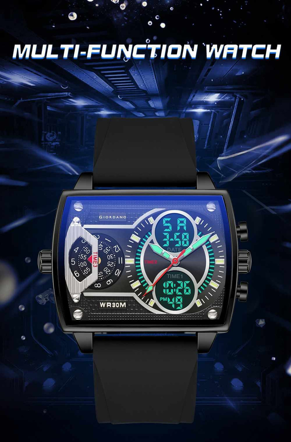 Image of GIORDANO Analog-Digital Watch - For Men
