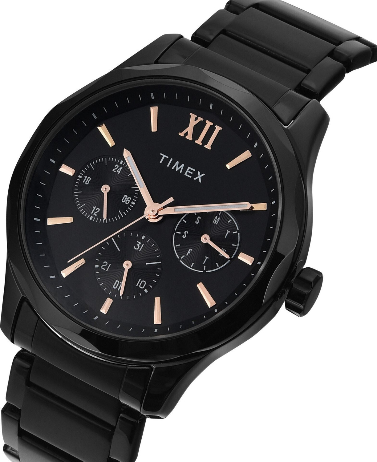 TIMEX Signio Round 44mm Black Dial Analog Watch - For Men - Price History