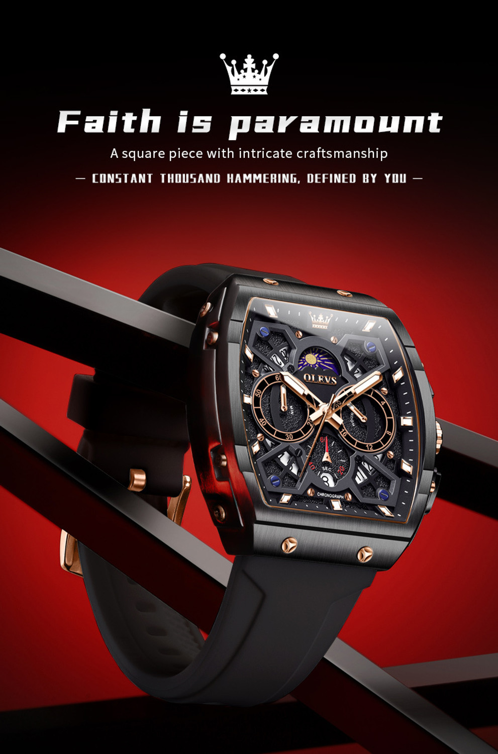 Image of OLEVS OL2942M-3 Analog Watch - For Men