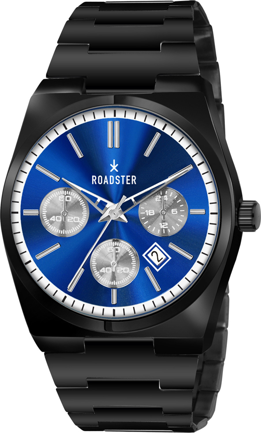 Image of Roadster RDSTR-9502 Roadster Original Black Plated Scratch Resistant Chrono Date Watch For MensBoys Analog Watch - For Men