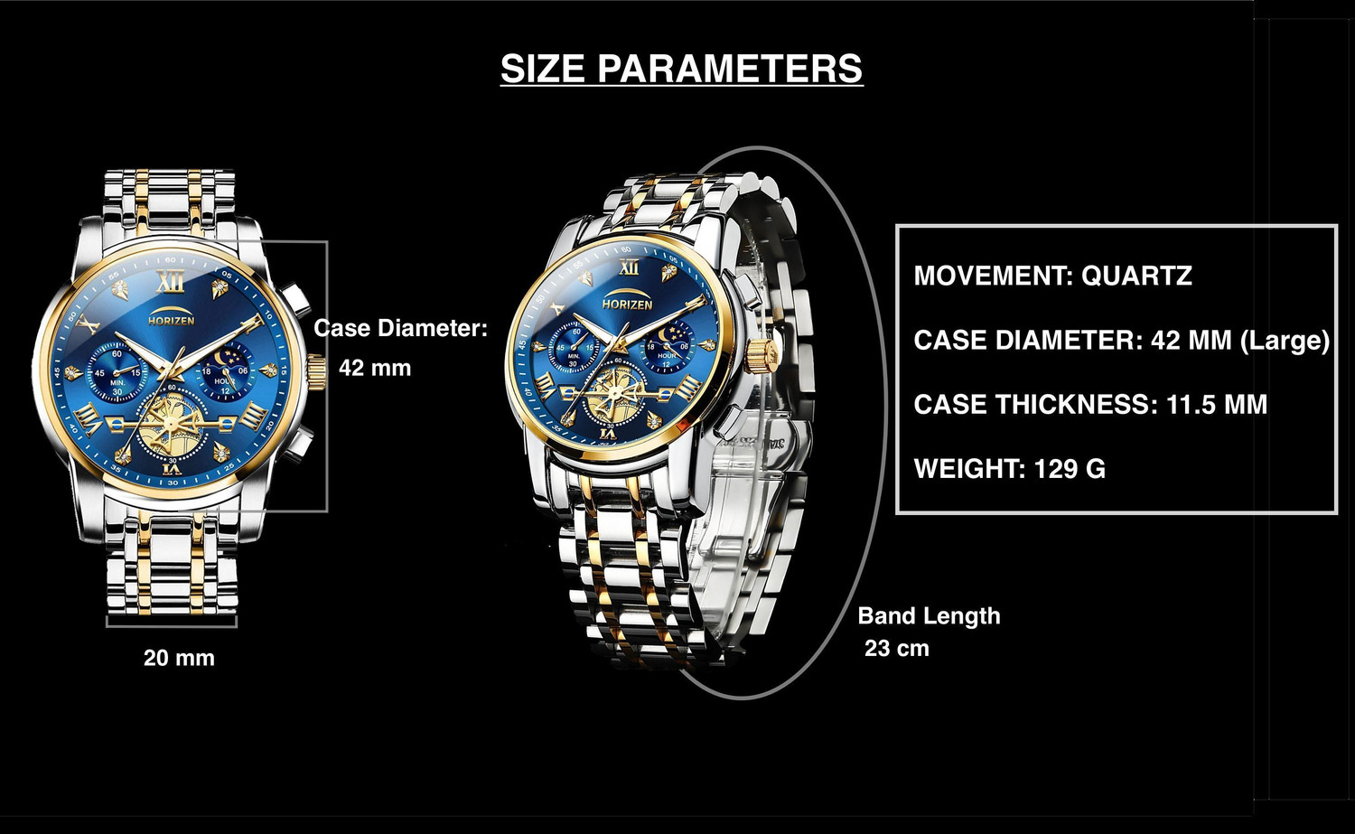 Image of HORIZEN Analog Watch - For Men