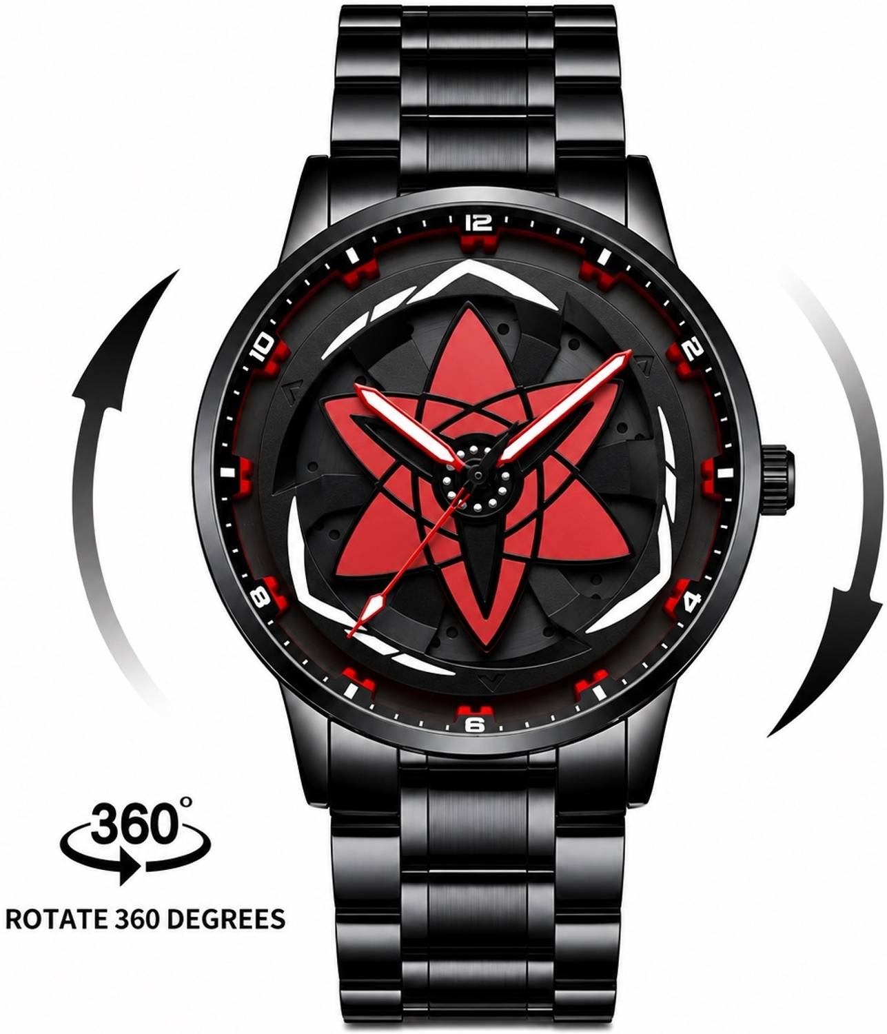 MIVAAN Wheel Dial 360 Rotating Men's Watch - Image 2