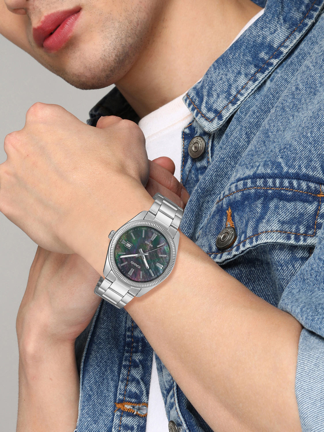 Image of CASIO MTP-1302DS-1AVDF ENTICER MEN Analog Watch - For Men
