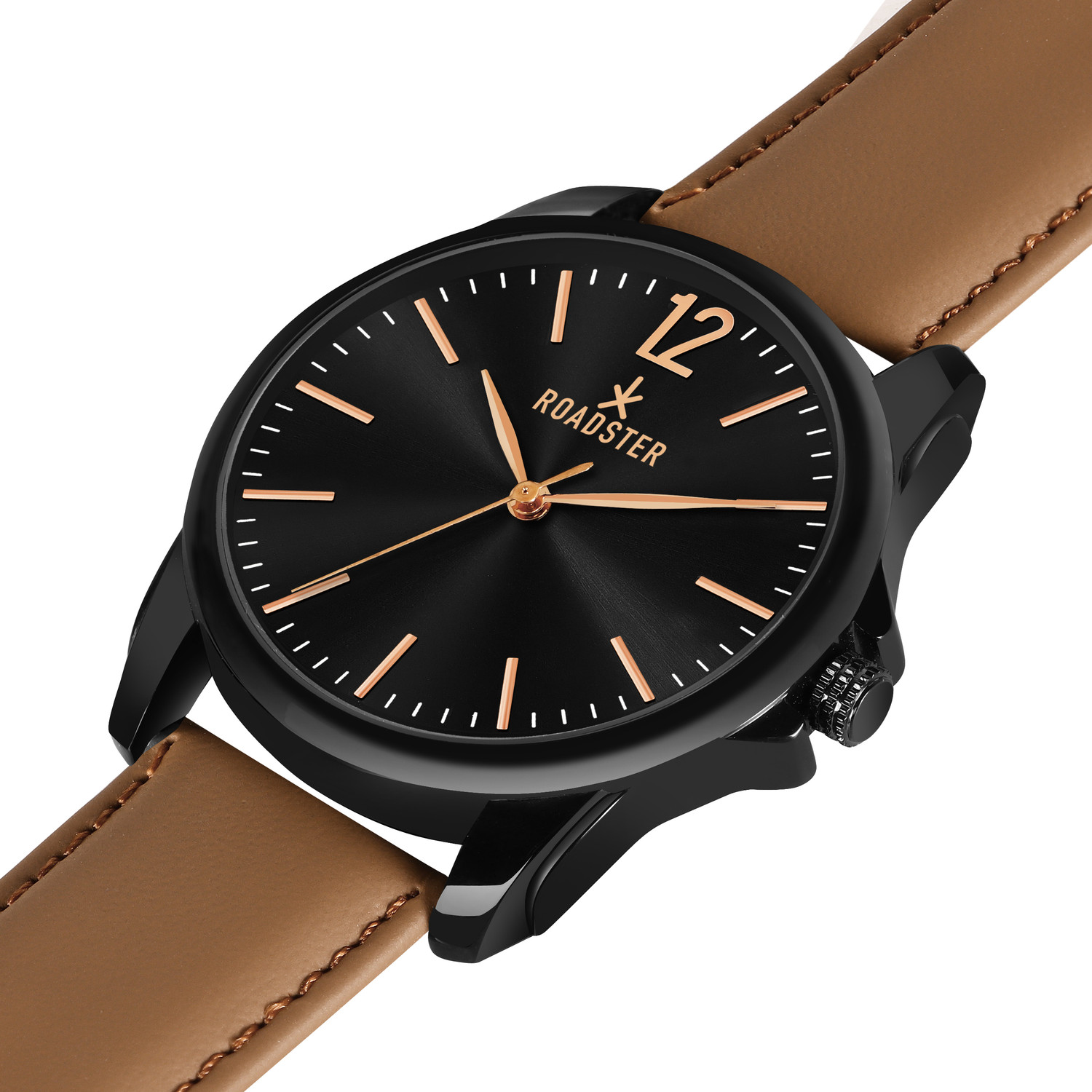 Image of Roadster RD-14-Black Big Dial Analog Watch - For Men