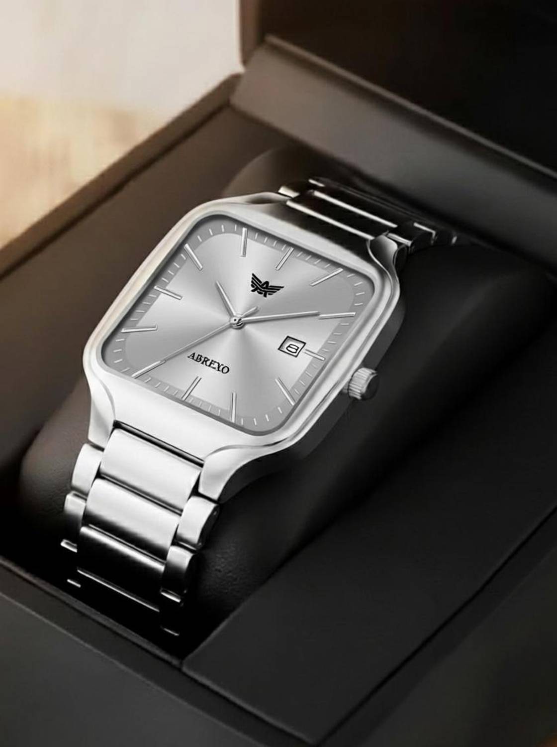 ABREXO Abx8875 Silver Date Watch - Image 1