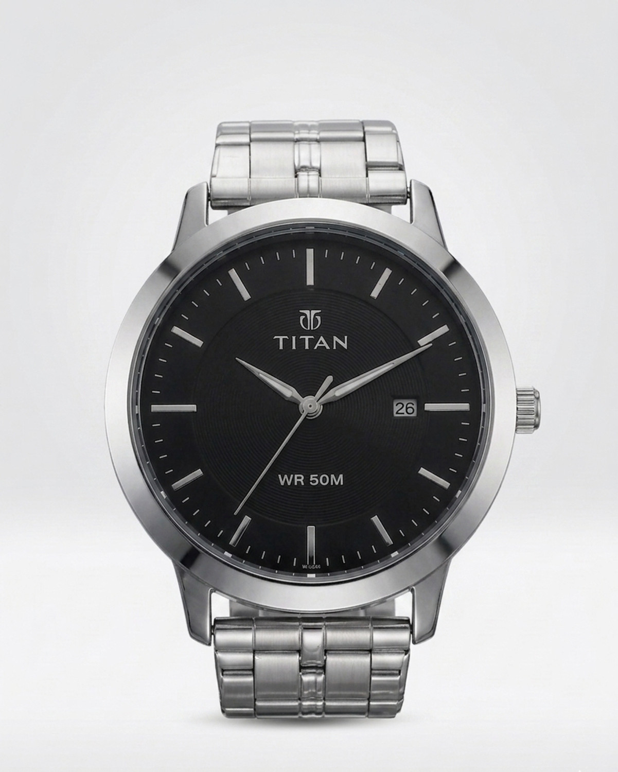 Image of RKTRADERS Luxury Stainless Steel Analog Watch for Men Premium Black Steel Series Analog Watch - For Men