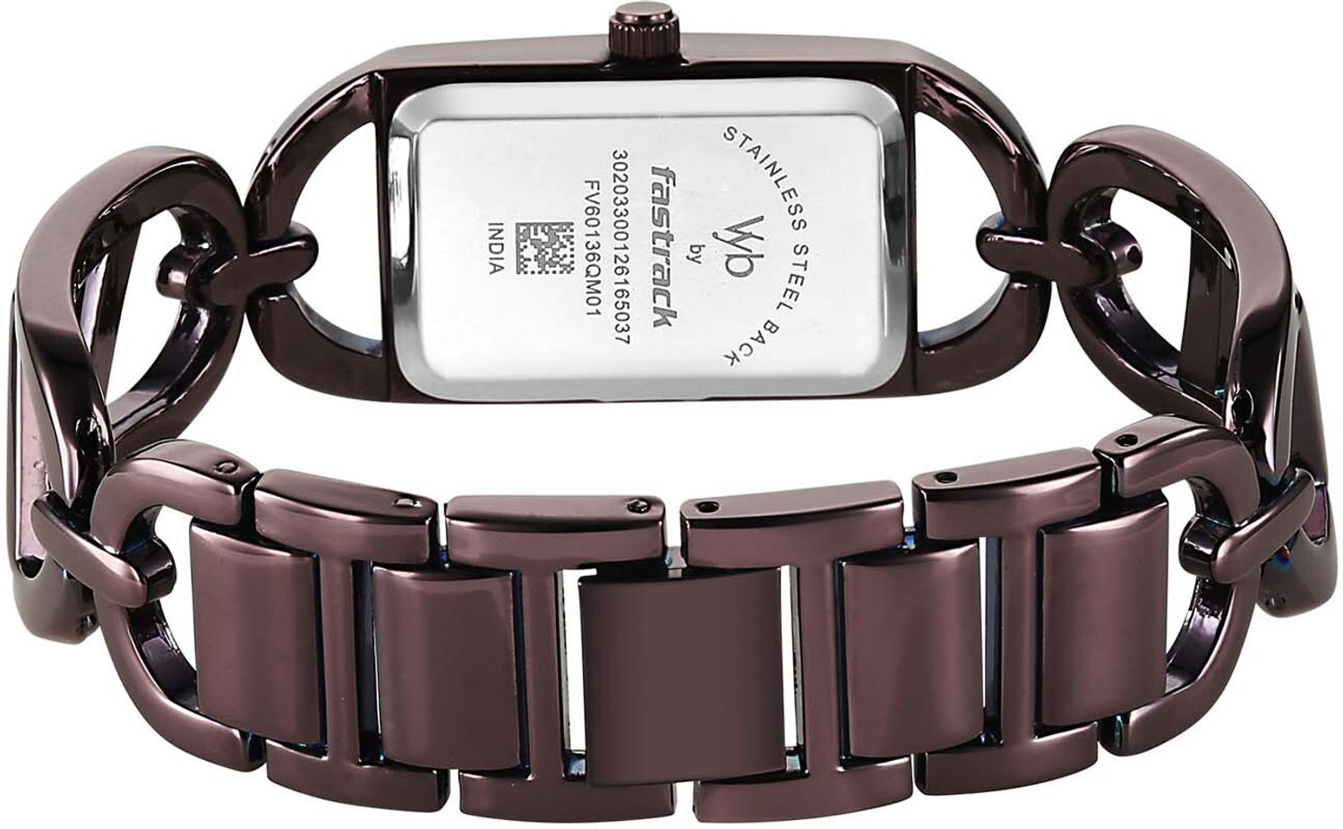 Image of Fastrack Fastrack Vyb Striker Vyb Striker Quartz Chocolate Brown Dial Chocolate Brown Alloy Strap Analog Watch - For Women