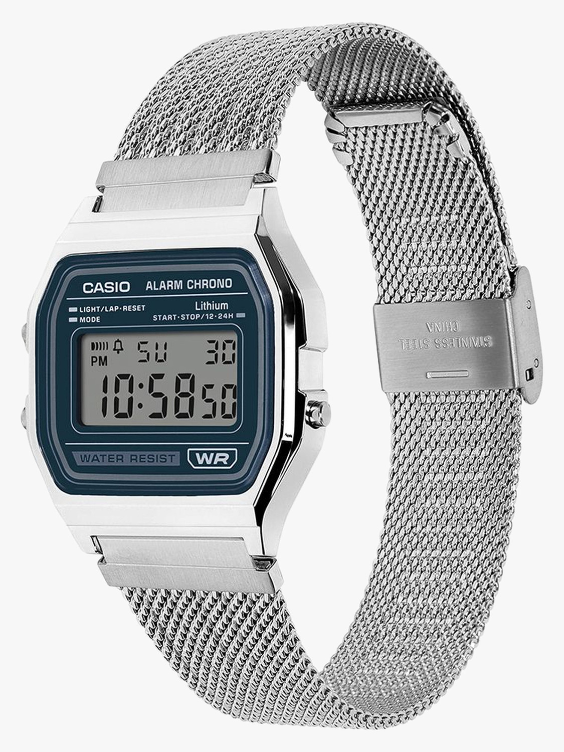 Image of CASIO A158WEM-3DF VINTAGE-OTHERS Digital Watch - For Men & Women