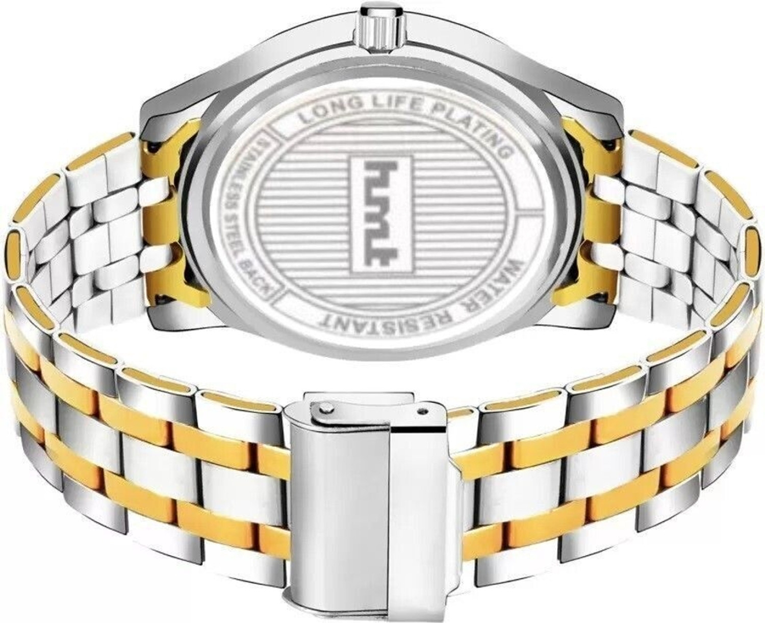 Image of HMT DLX 1627 Series Date & Day Functioning Analog Watch - For Men