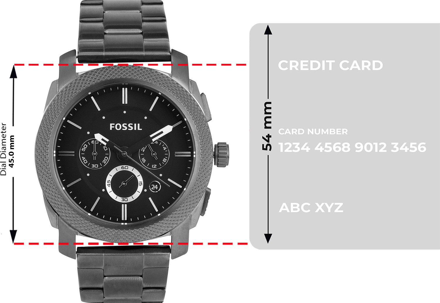 Image of FOSSIL Machine Analog Watch - For Men