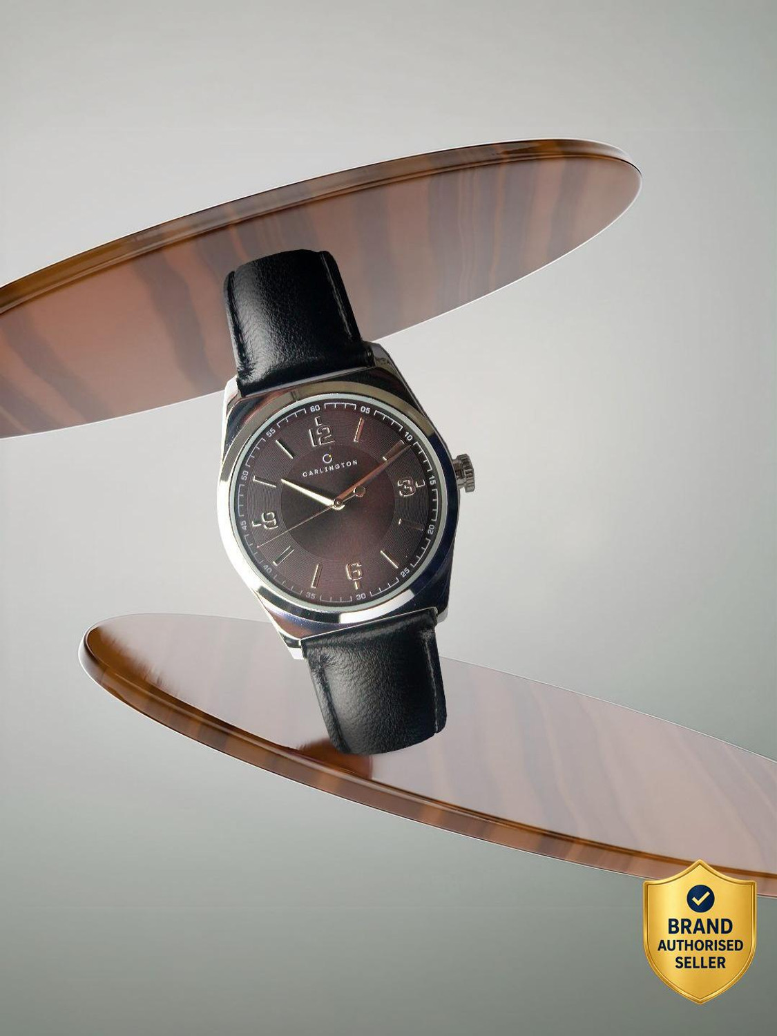 Image of Carlington CT 1072 Black Carlington Aristocrat Series Premium Gents Wrist Watches Analog Watch - For Men
