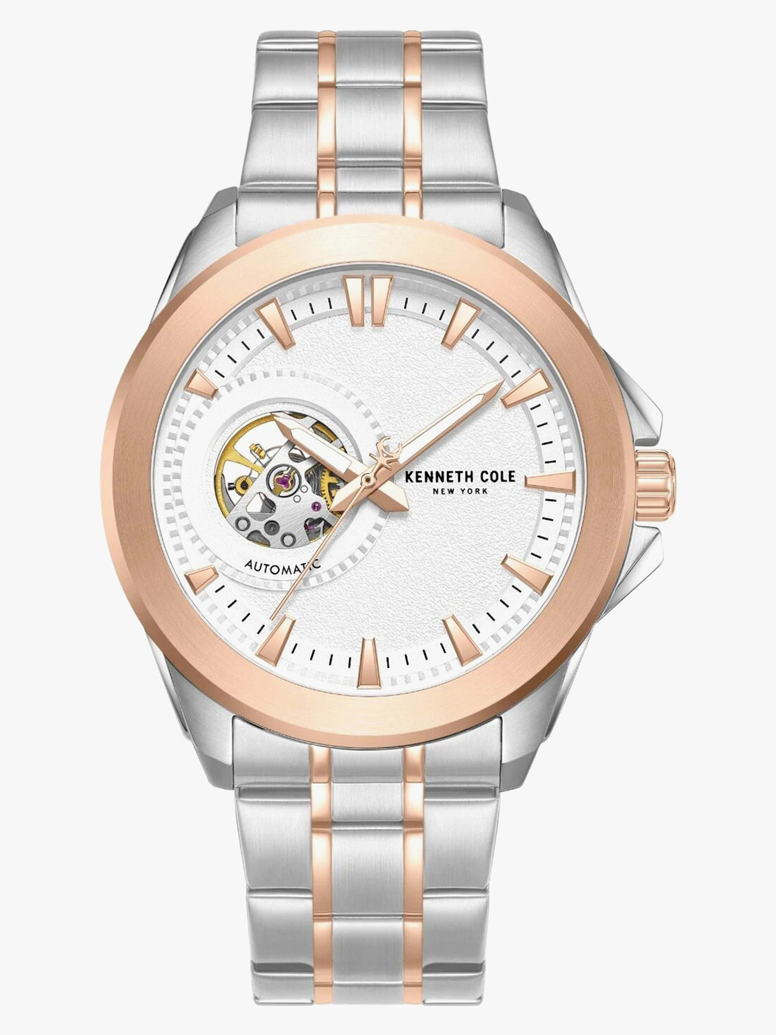 Image of Kenneth Cole Cole Special 2025 Automatic Rose Gold Round Dial Men's Watch / Analog Watch - For Men