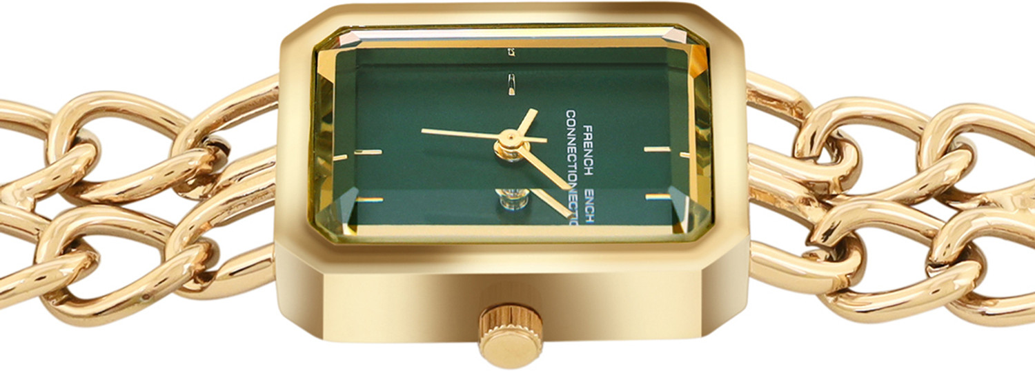 Image of French Connection Green Sunray Dial | Analog Watch For Women's | FCB17NGM Analog Watch - For Women