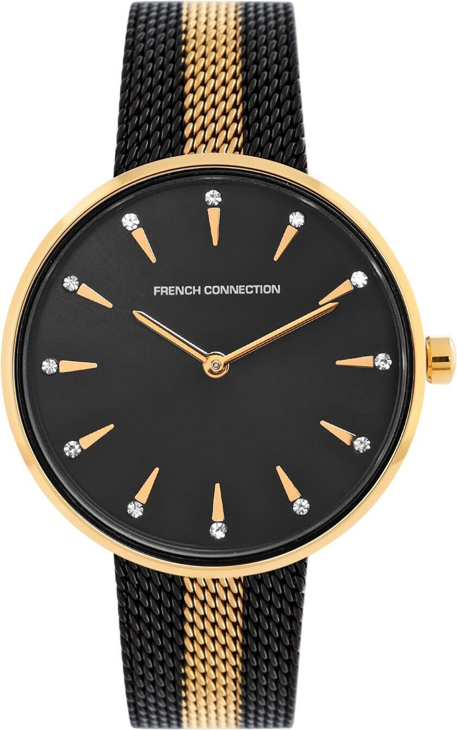 Image of French Connection French Connection Women Black Analogue Watch -FCL22-B Analog Watch - For Women