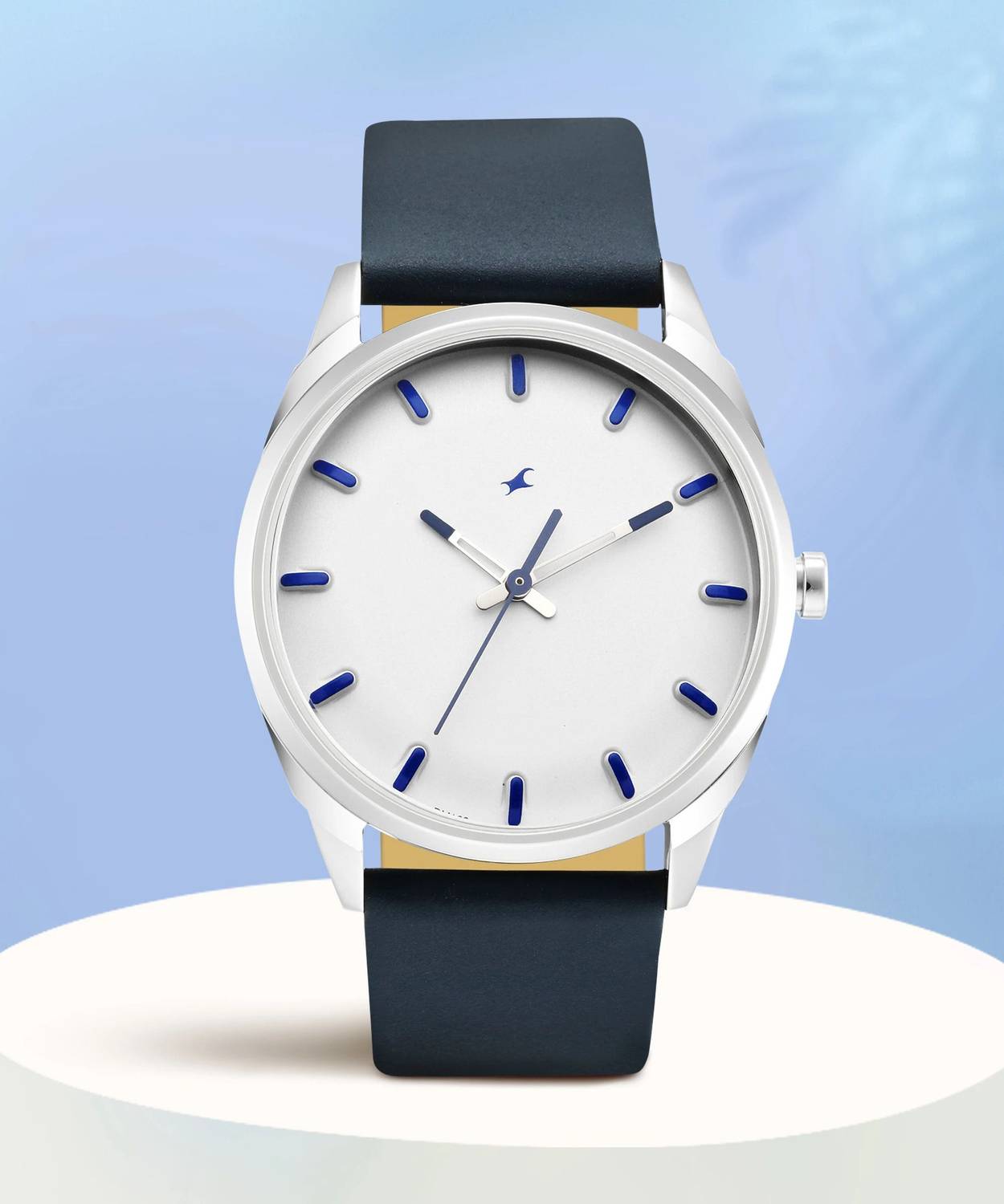 Fastrack After Dark Orologio Uomo Analogico - Quadrante E Cinturino Blu, 40mm