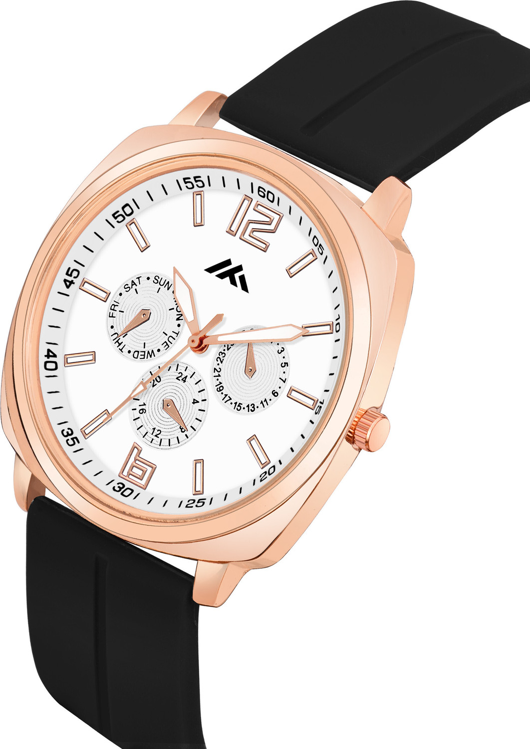 Image of Shivark BL-56 Newly Arrived Girl Or Silicon Strap Square dial Analog Watch - For Men