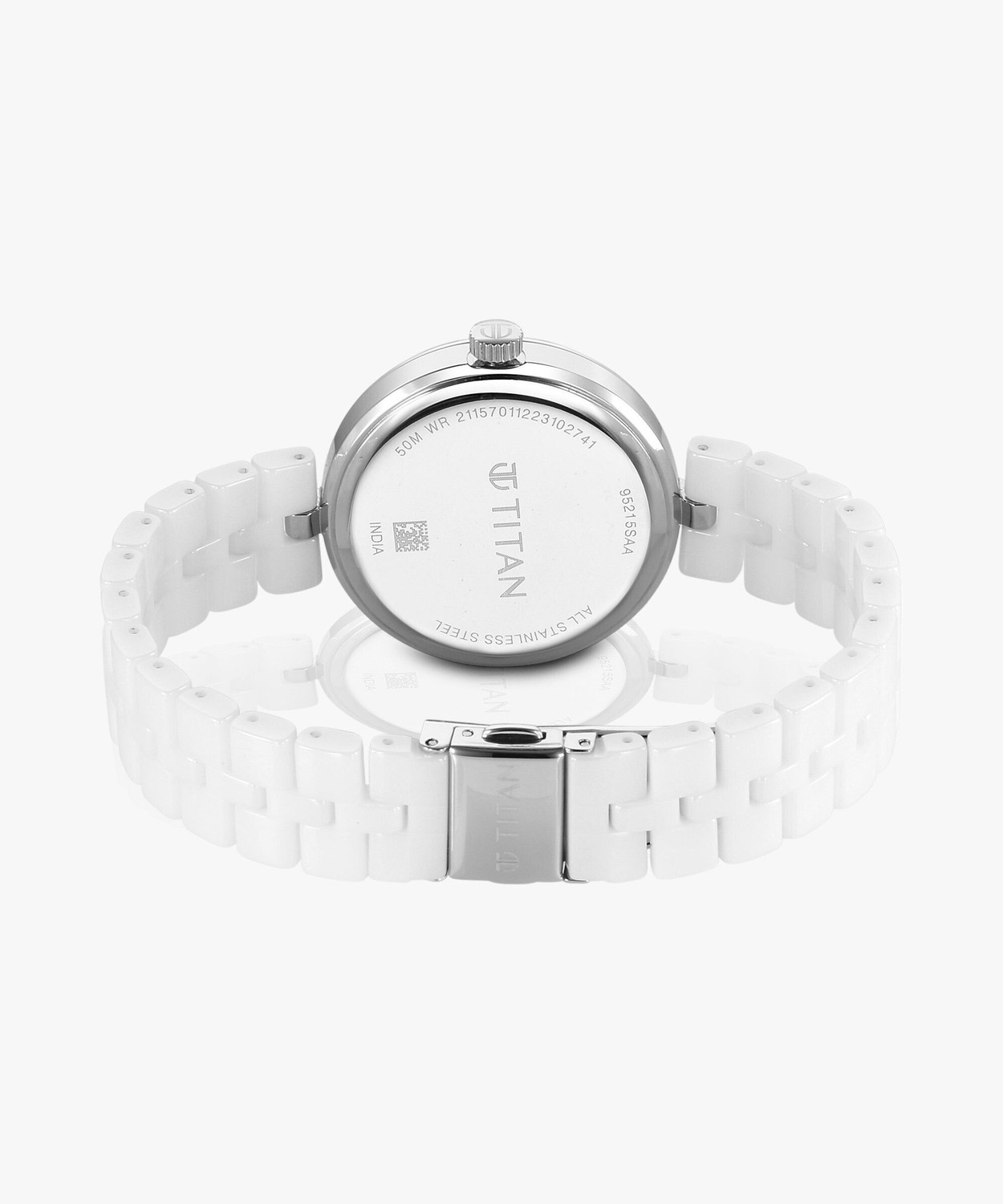 Image of Titan Purple Ceramic Analog Watch - For Women