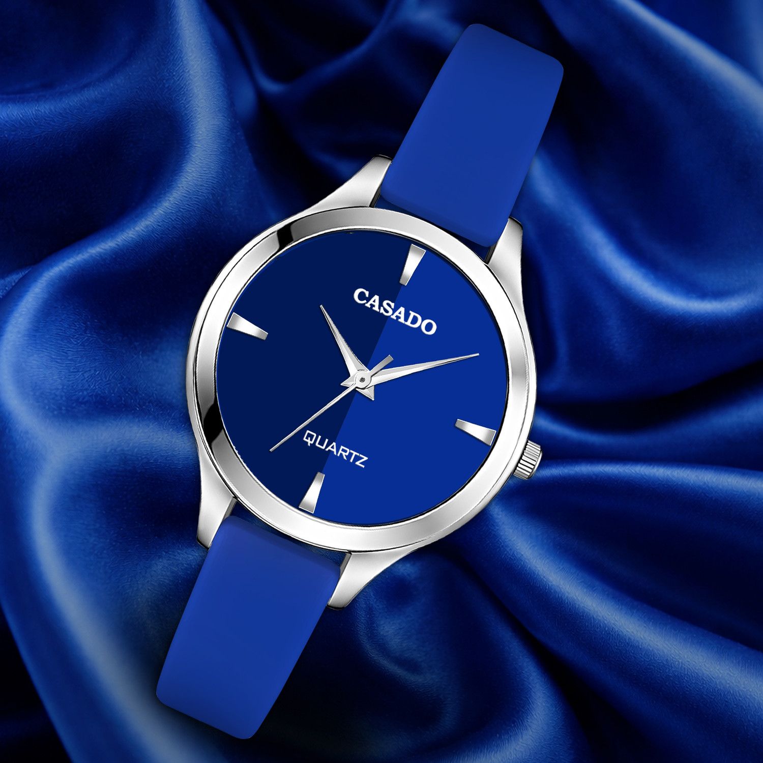 Image of Casado Pop Colours Girls Series | Soft Silicon Strap | 3D Cut Glass | 1 Year Warranty Pop Colours Girls Series | Soft Silicon Strap | 3D Cut Glass | 1 Year Warranty Analog Watch - For Women
