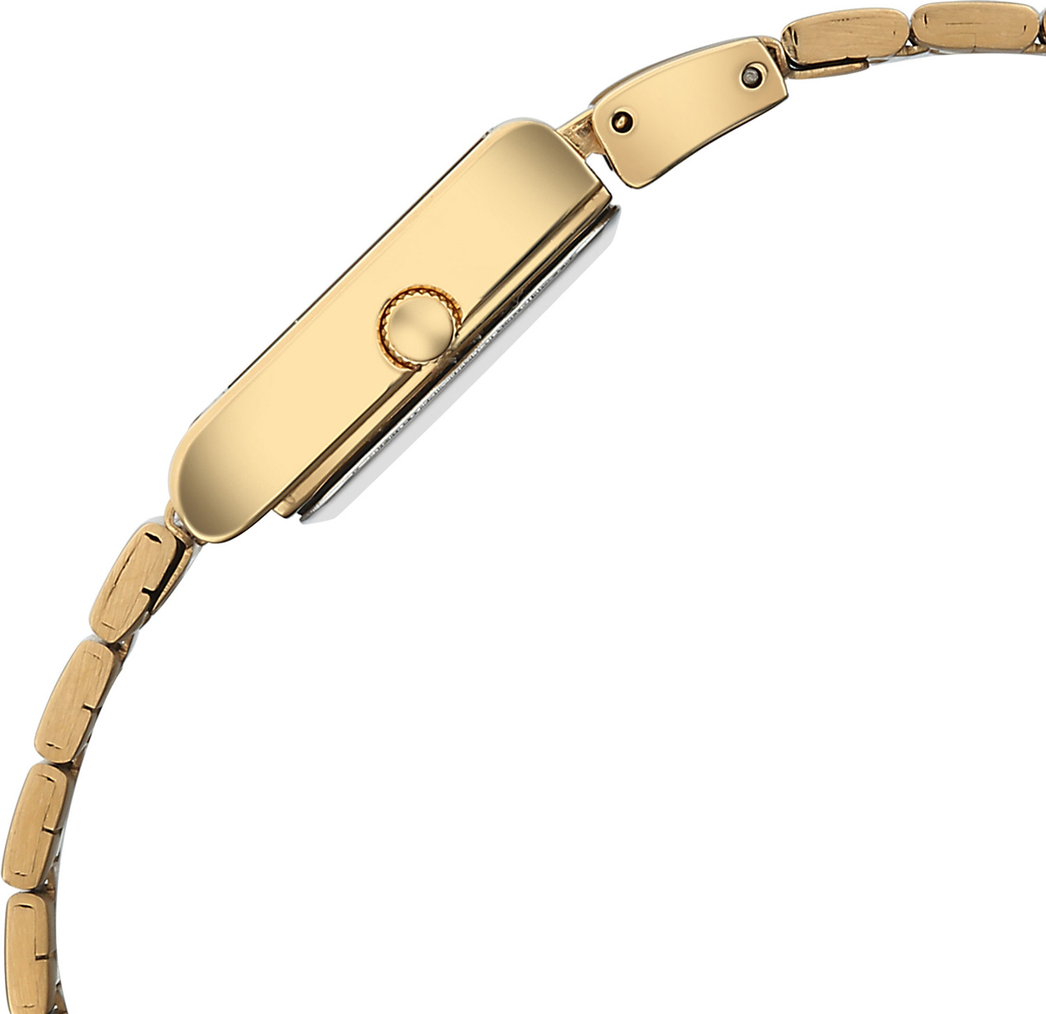 Image of Fastrack Fastrack Vyb Muse Quartz Black Dial Gold Stainless Steel Strap Analog Watch - For Women