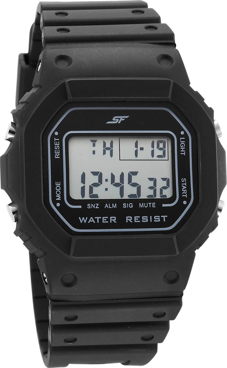 tasaさま専用 SONATA SF Hexa 1 SF Hexa Digital Black Polyurethane Strap Unisex