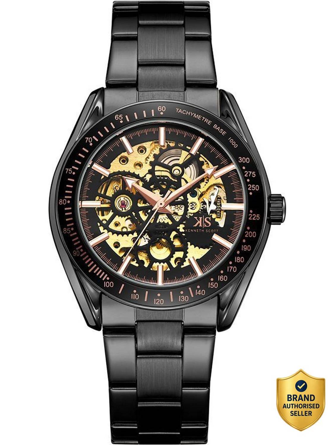 Kenneth Scott Mechanical Analog Watch for Men